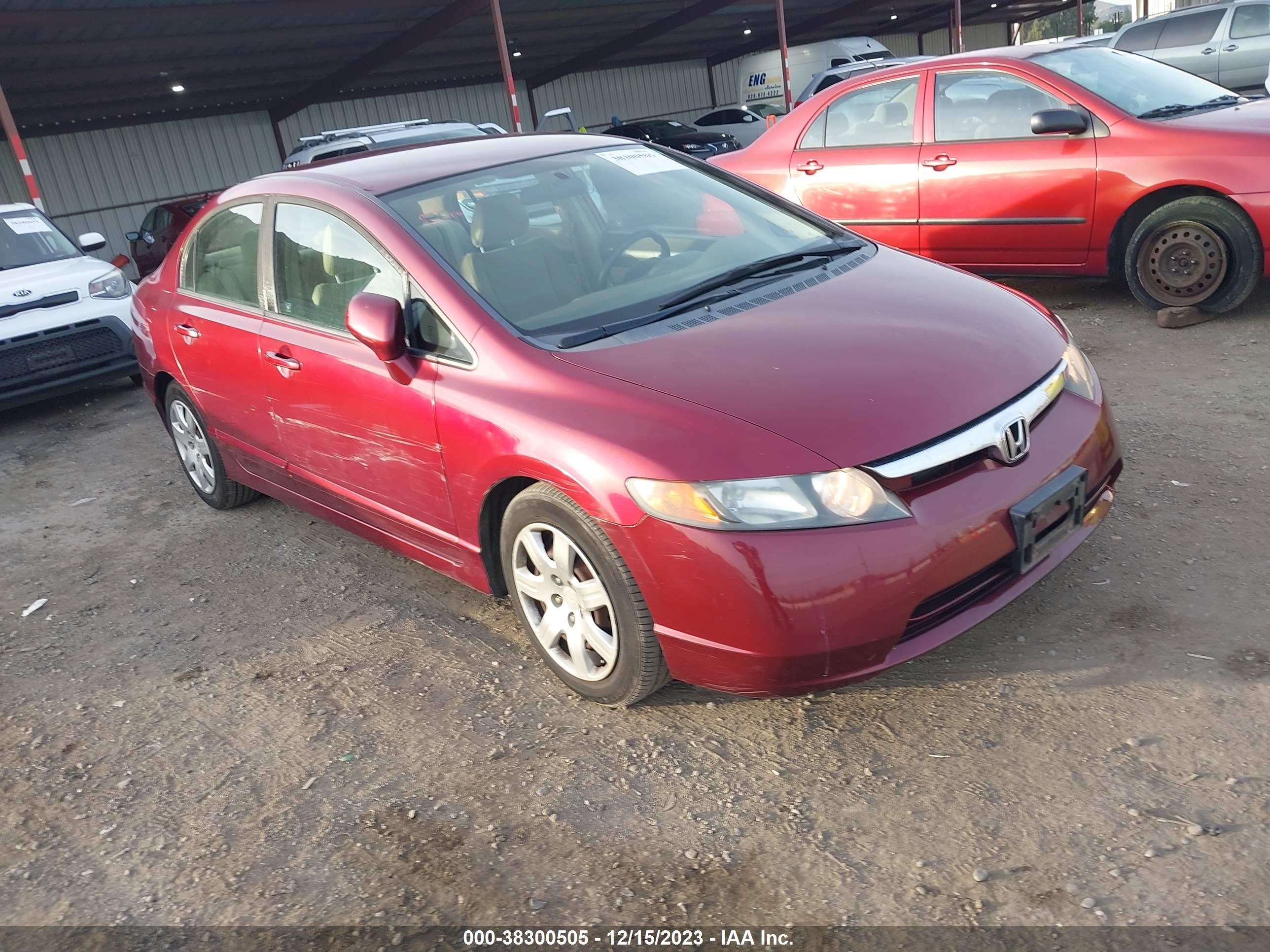 HONDA CIVIC 2008 1hgfa16538l005978