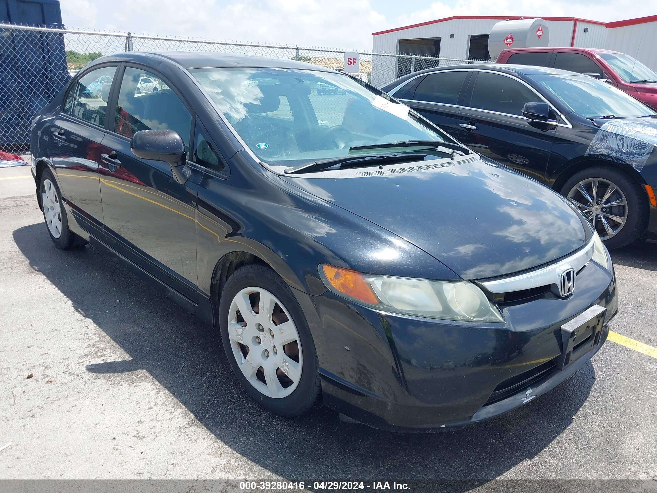 HONDA CIVIC 2008 1hgfa16538l097481