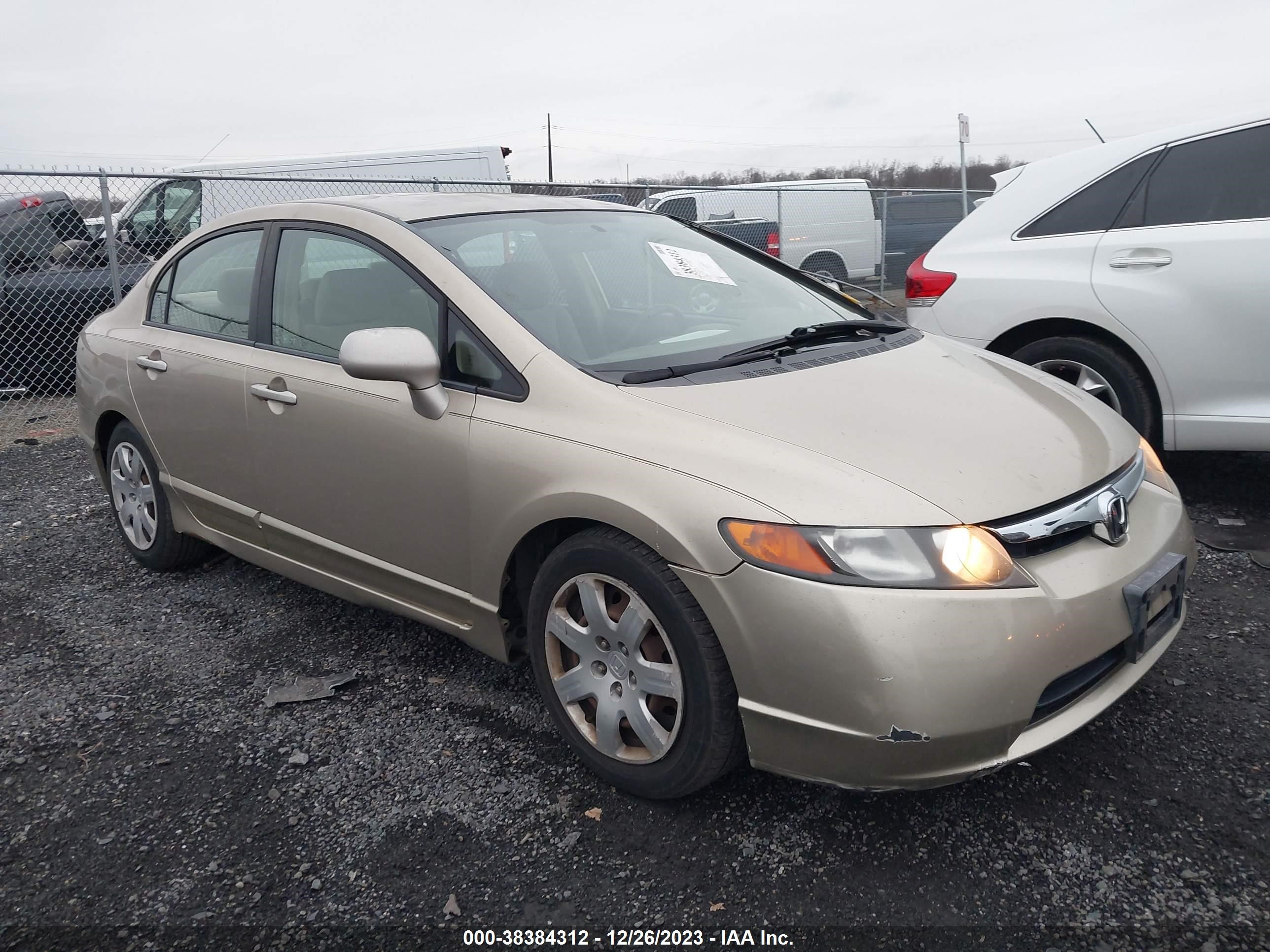 HONDA CIVIC 2007 1hgfa16547l104405