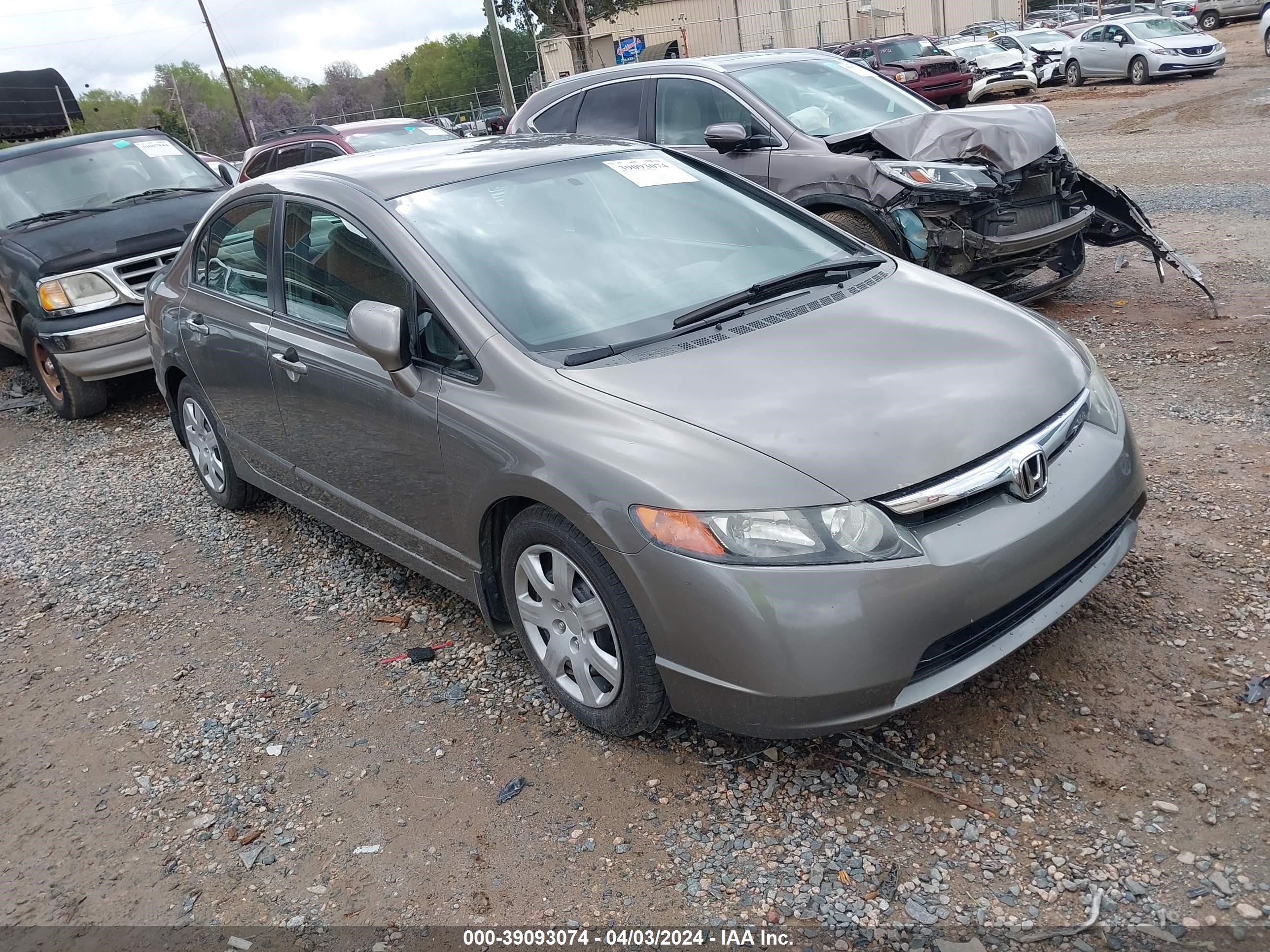 HONDA CIVIC 2007 1hgfa16557l057837