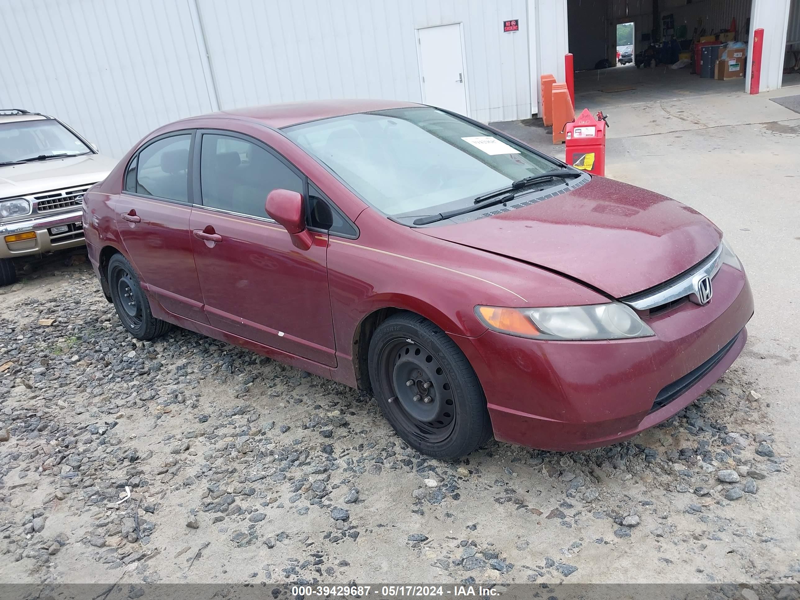 HONDA CIVIC 2007 1hgfa16557l098906