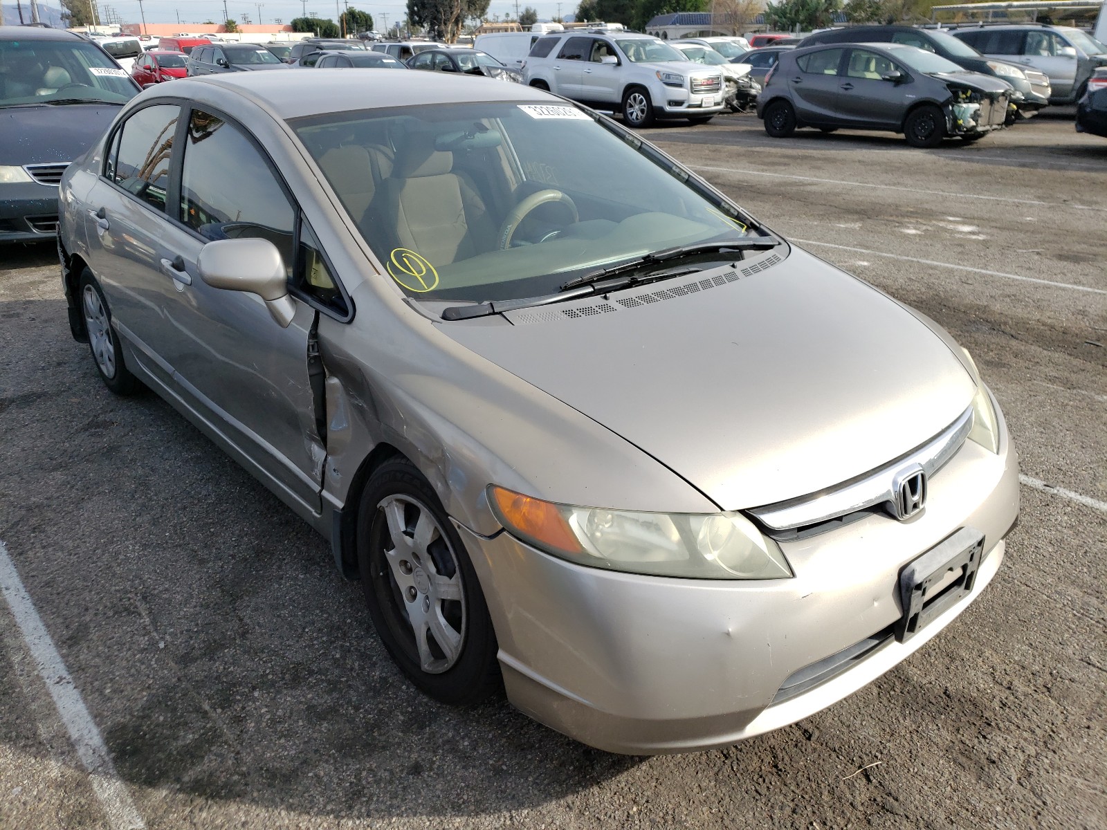 HONDA CIVIC LX 2006 1hgfa16566l011156