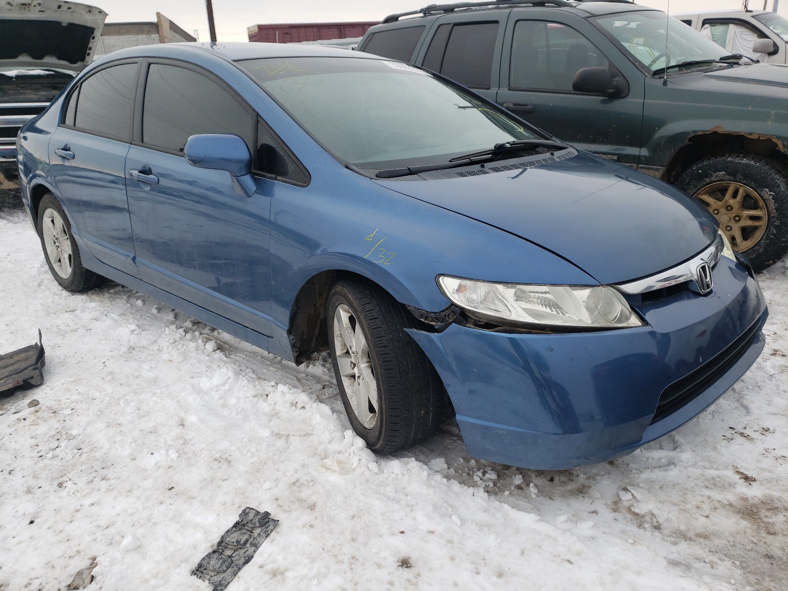 HONDA CIVIC LX 2006 1hgfa16566l153524