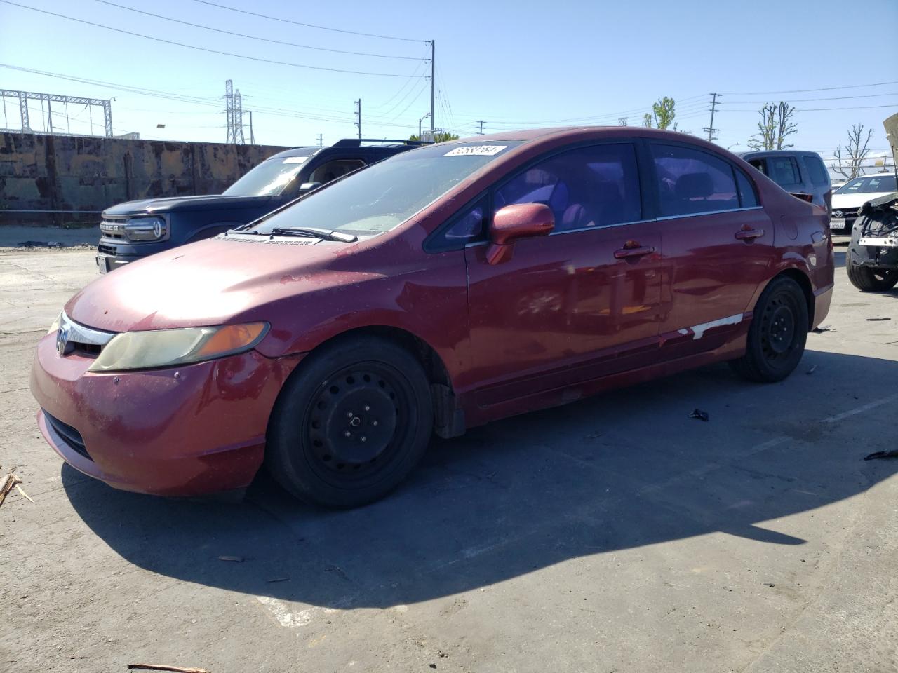 HONDA CIVIC 2007 1hgfa16567l013572