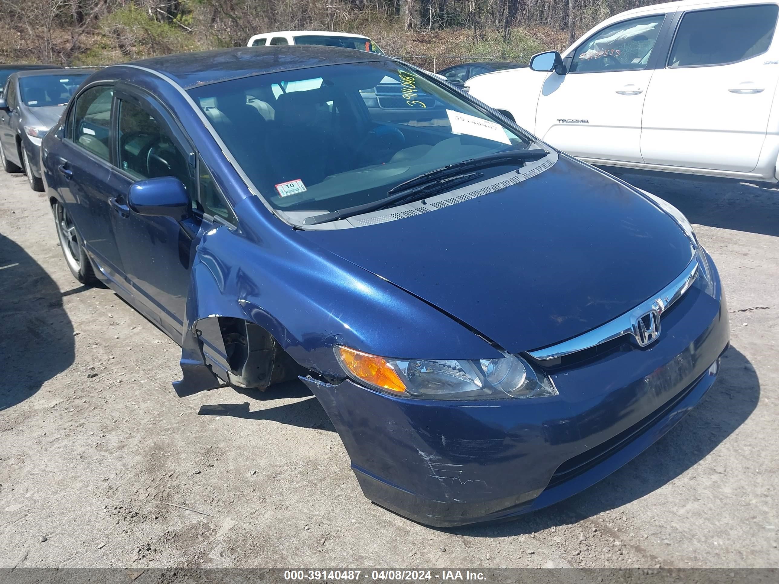 HONDA CIVIC 2007 1hgfa16567l041632