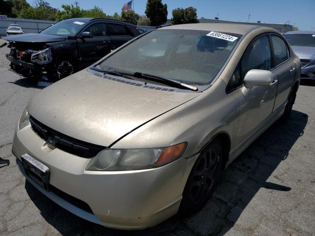 HONDA CIVIC LX 2007 1hgfa16567l081189