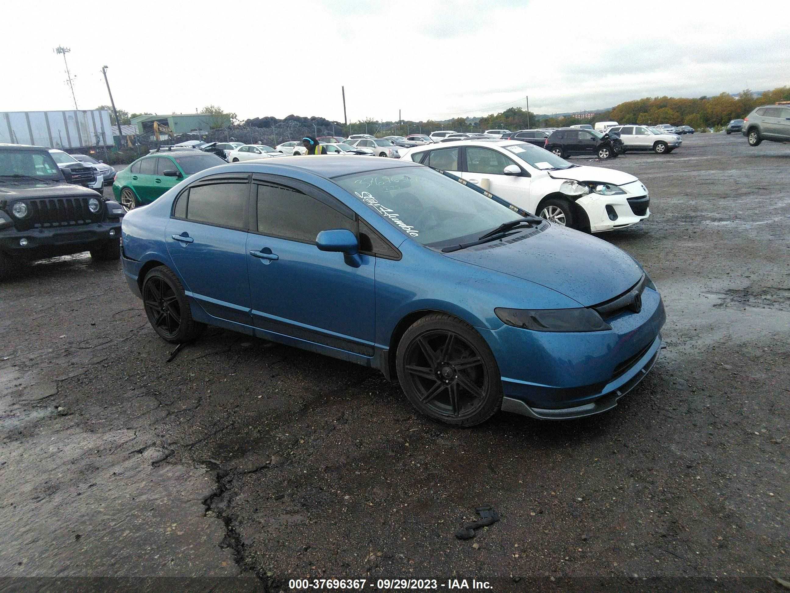 HONDA CIVIC 2007 1hgfa16567l097490