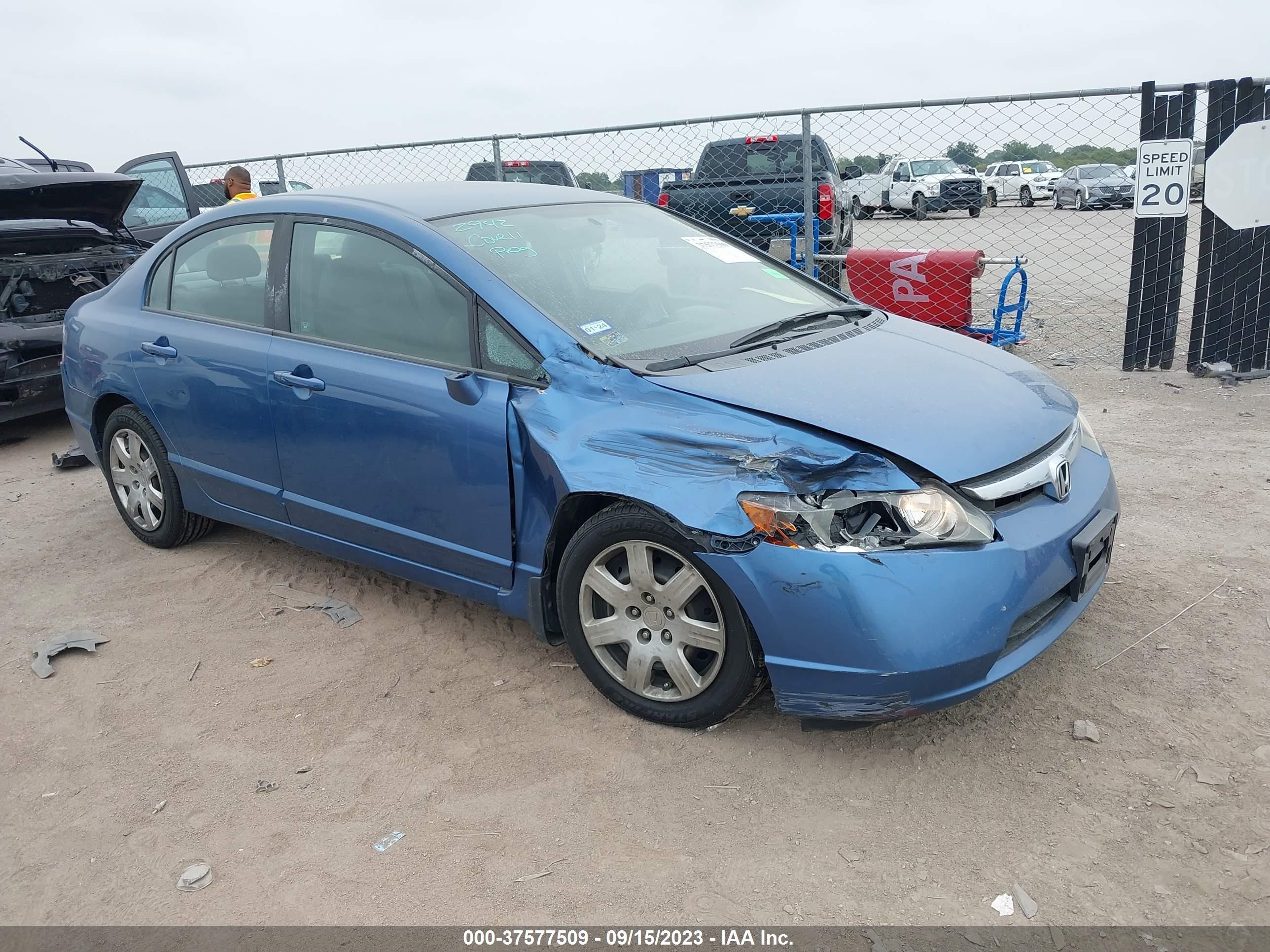 HONDA CIVIC 2008 1hgfa16568l008700