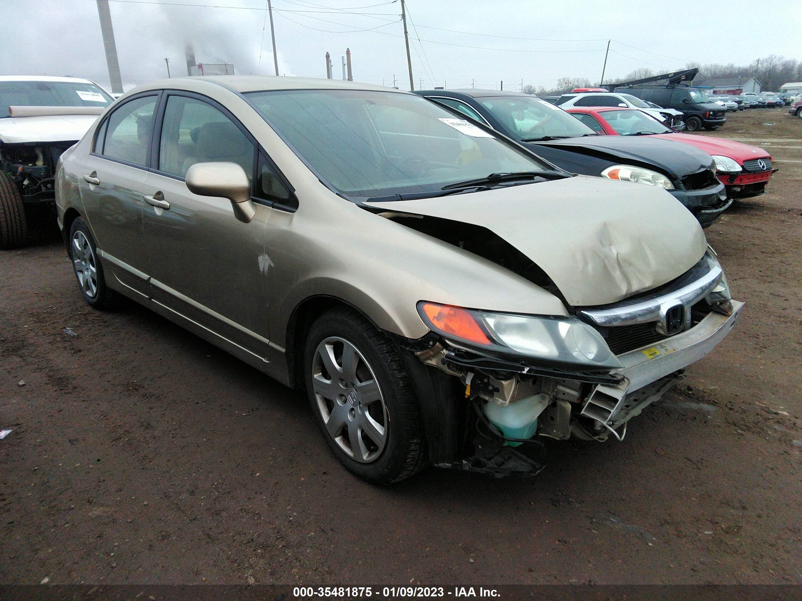 HONDA CIVIC 2008 1hgfa16568l030860