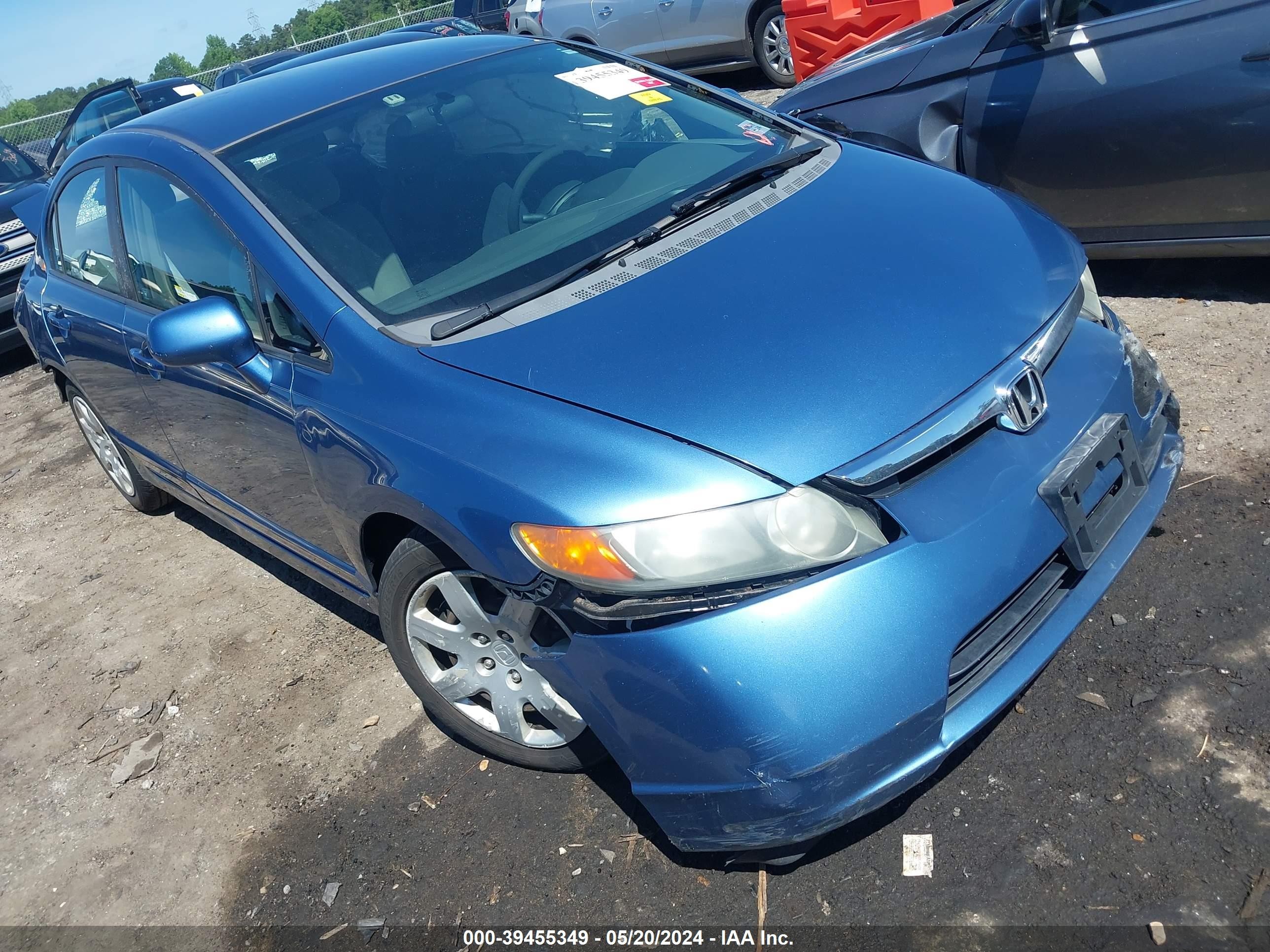 HONDA CIVIC 2008 1hgfa16568l057993