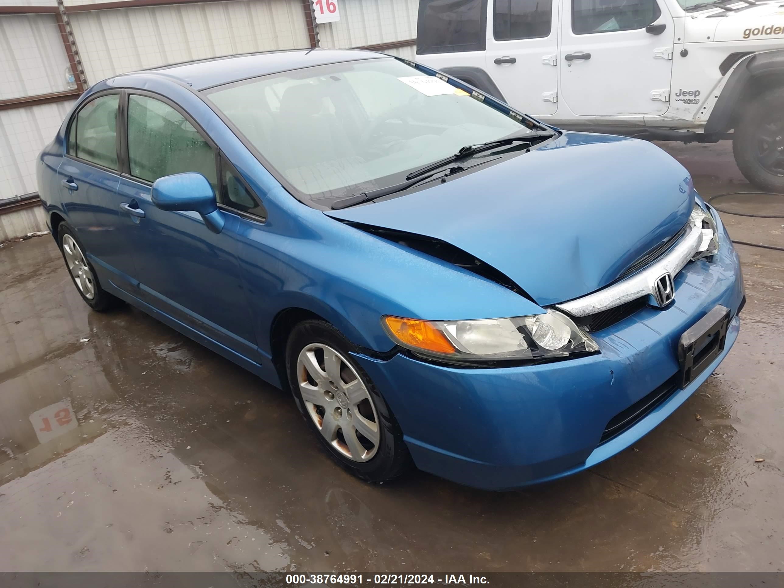 HONDA CIVIC 2008 1hgfa16568l097314