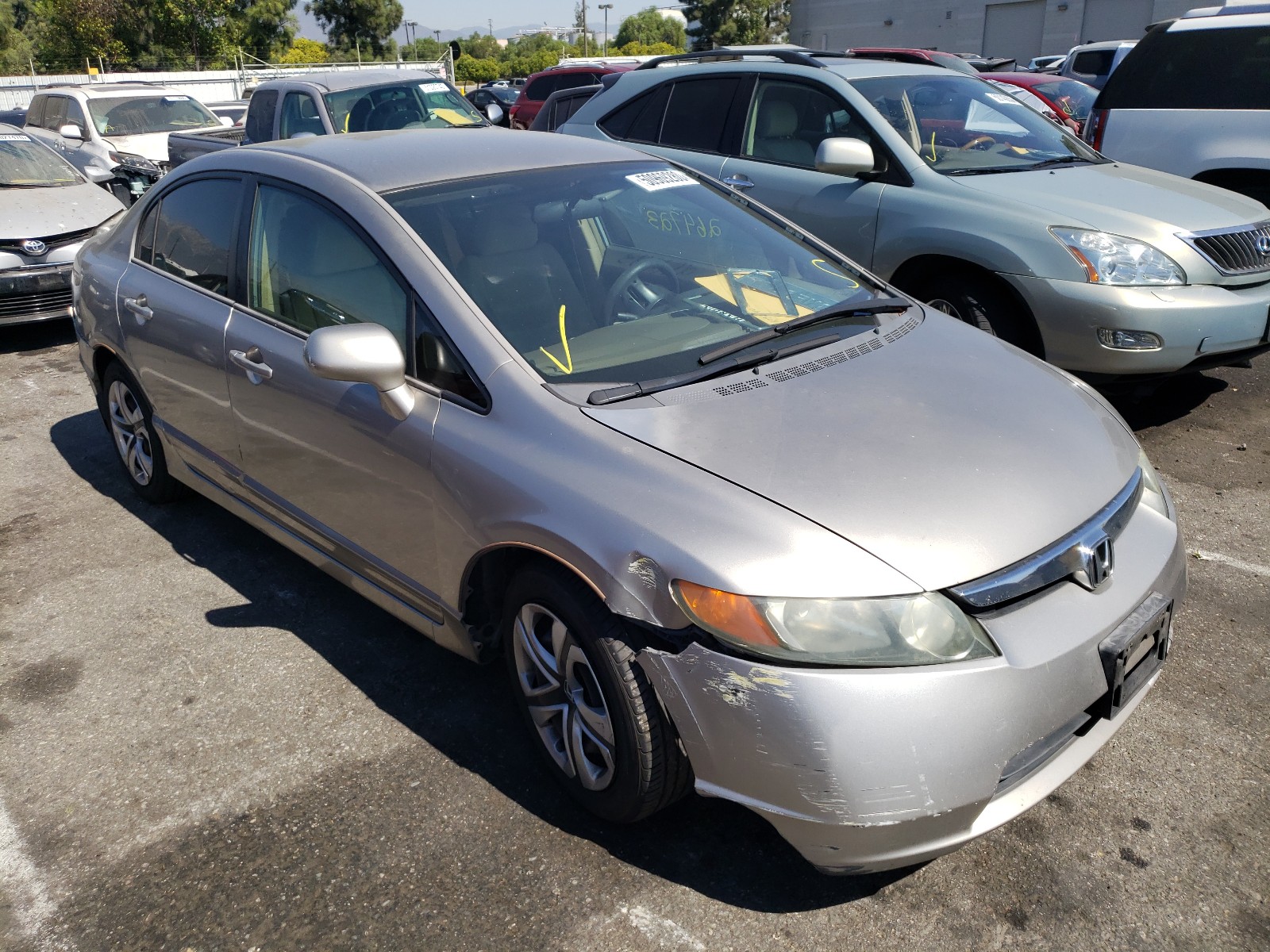 HONDA CIVIC LX 2006 1hgfa16576l026085