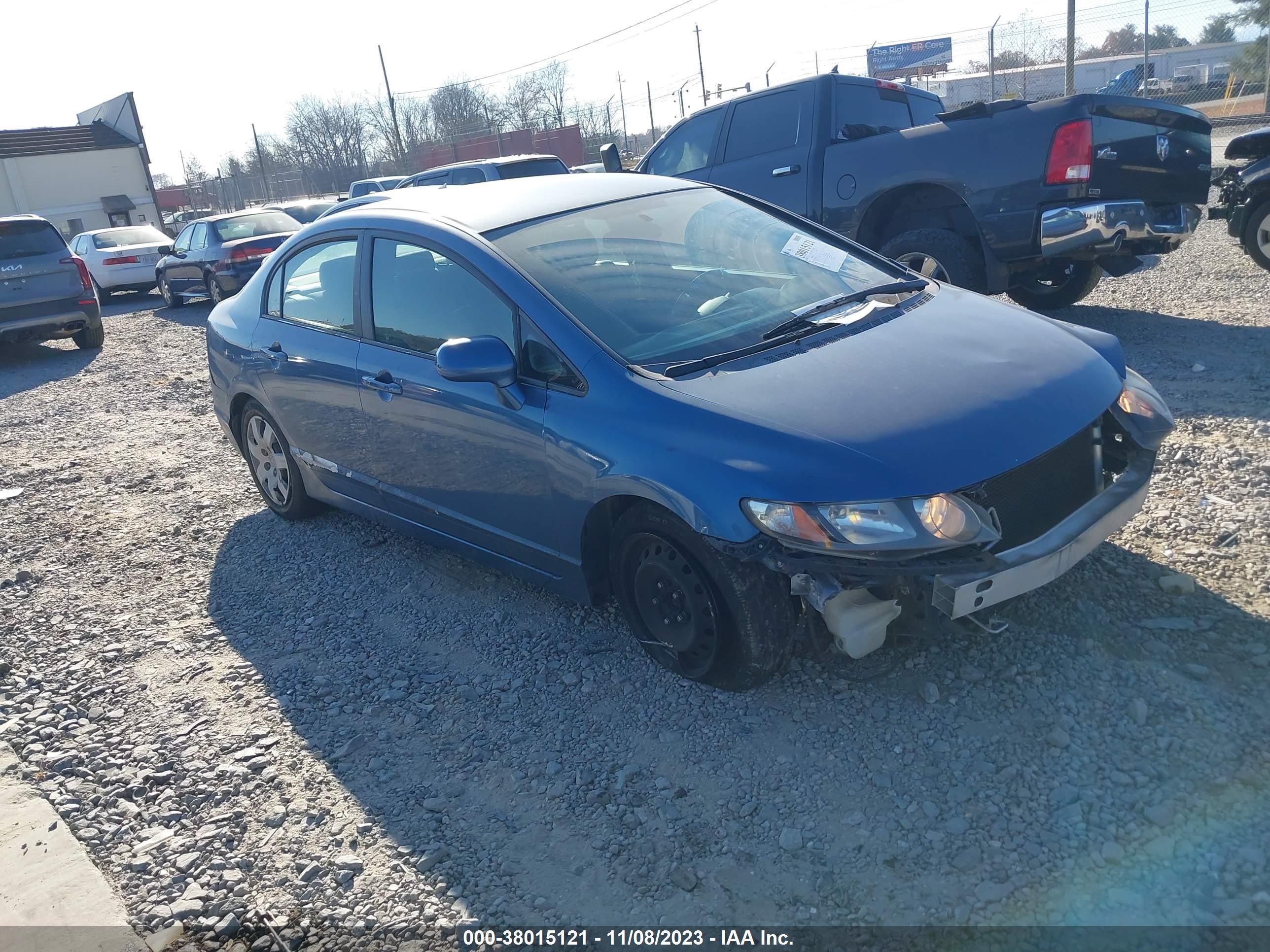 HONDA CIVIC 2007 1hgfa16577l046158