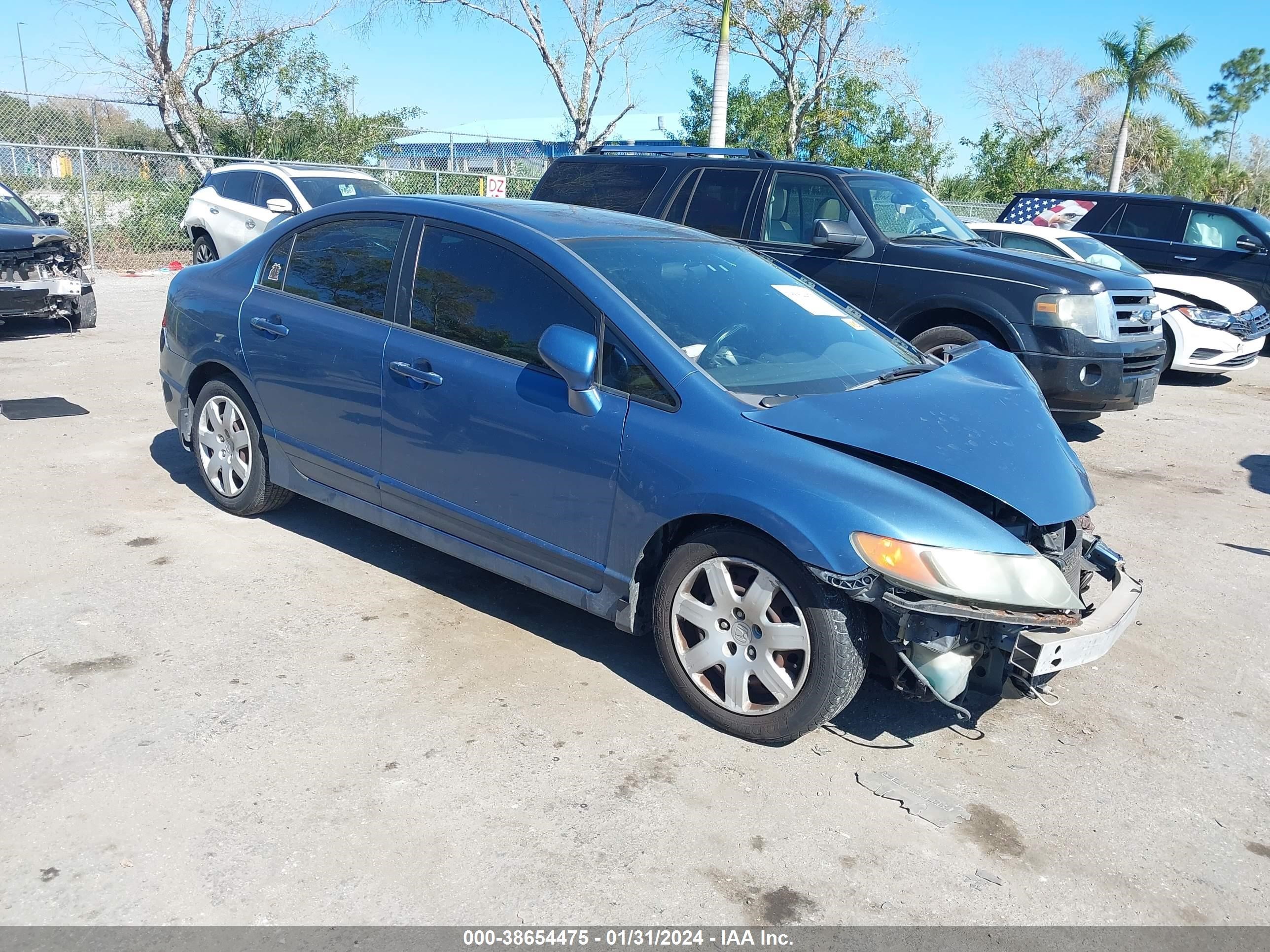 HONDA CIVIC 2007 1hgfa16587l078892