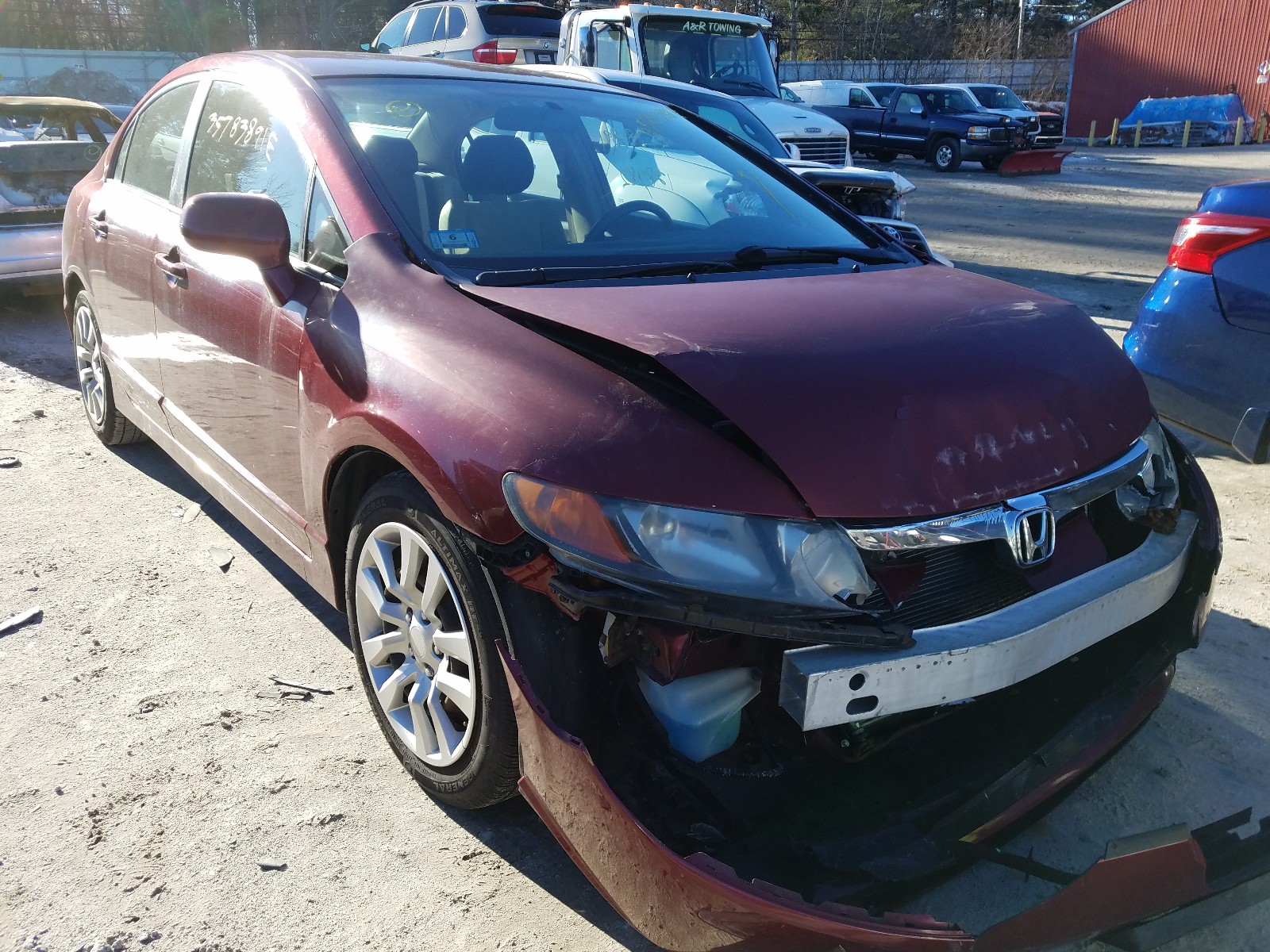 HONDA CIVIC LX 2008 1hgfa16588l060510