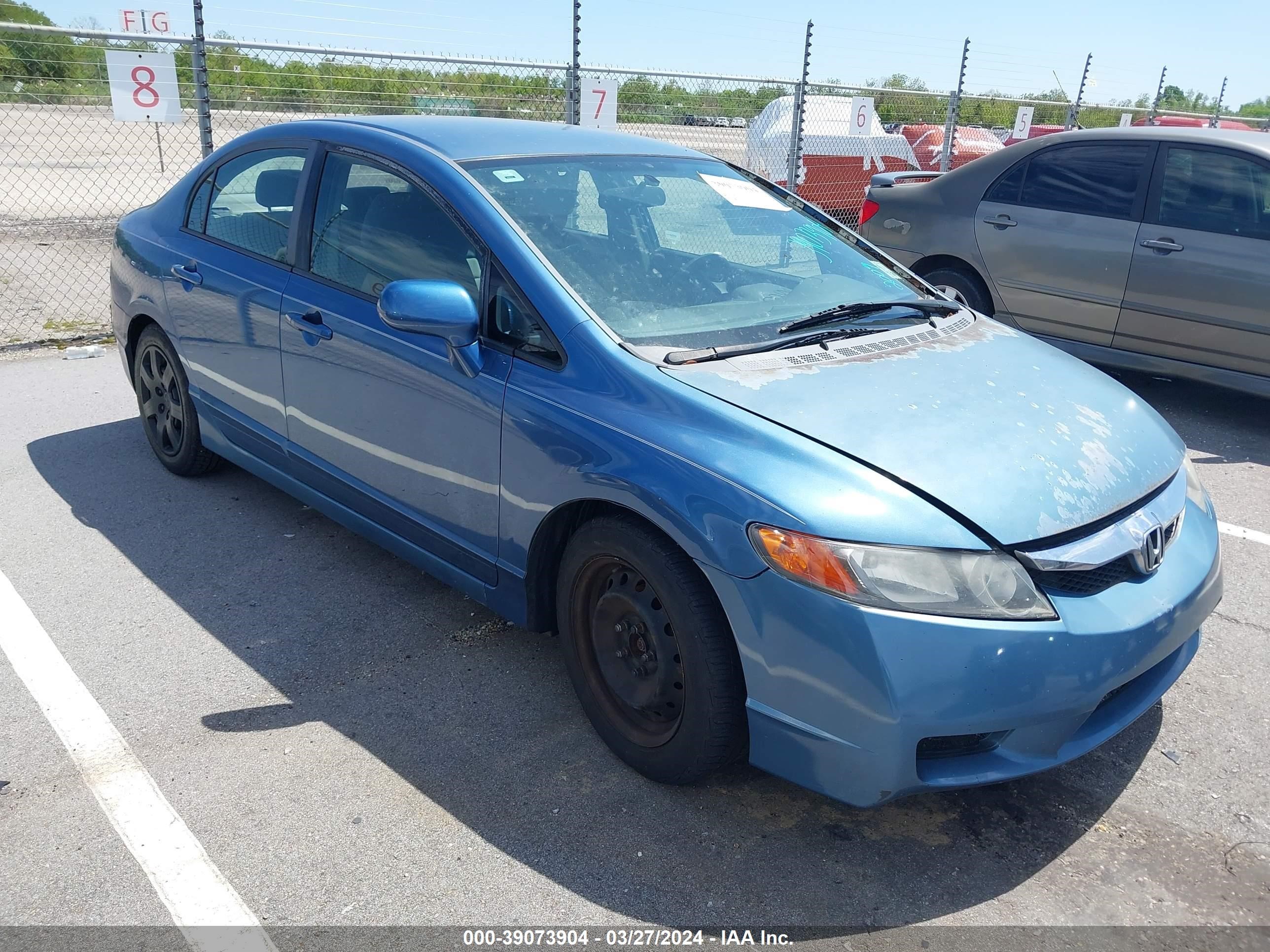 HONDA CIVIC 2009 1hgfa16589l013009