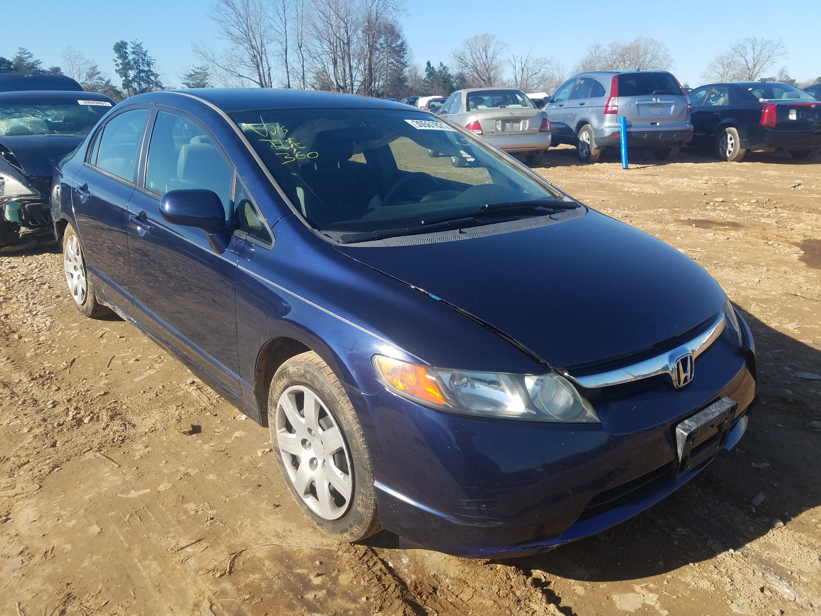 HONDA CIVIC LX 2006 1hgfa16596l054177