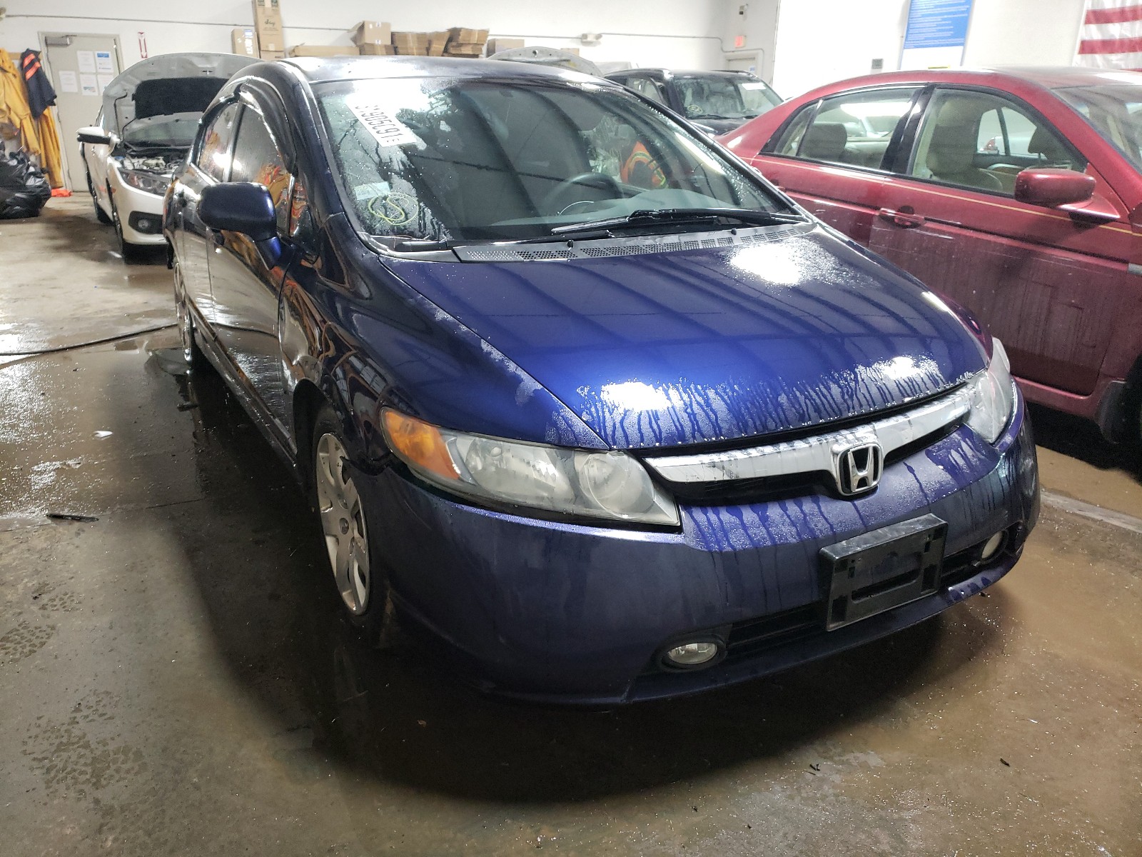 HONDA CIVIC LX 2007 1hgfa16597l034478