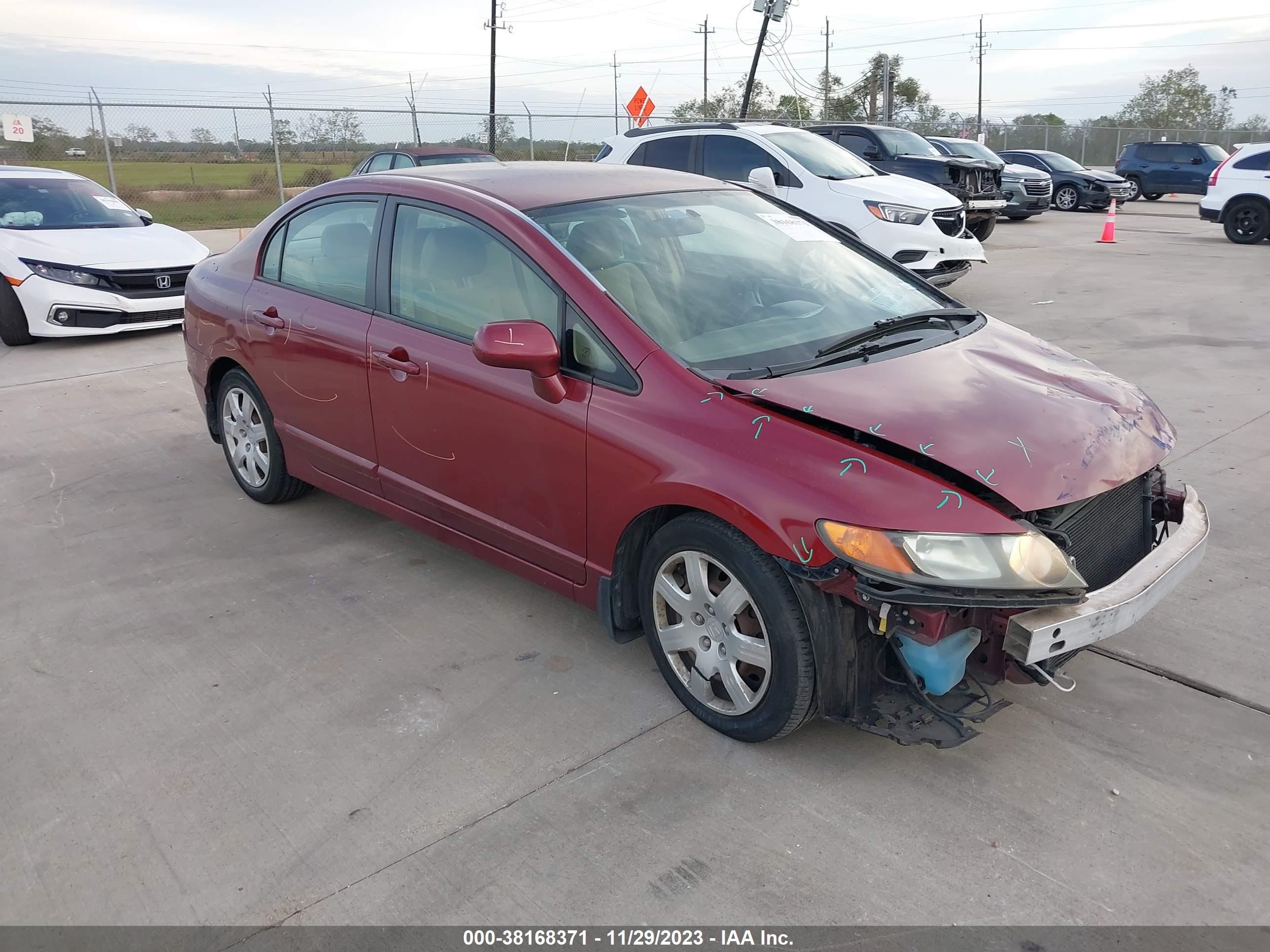 HONDA CIVIC 2007 1hgfa16597l048199