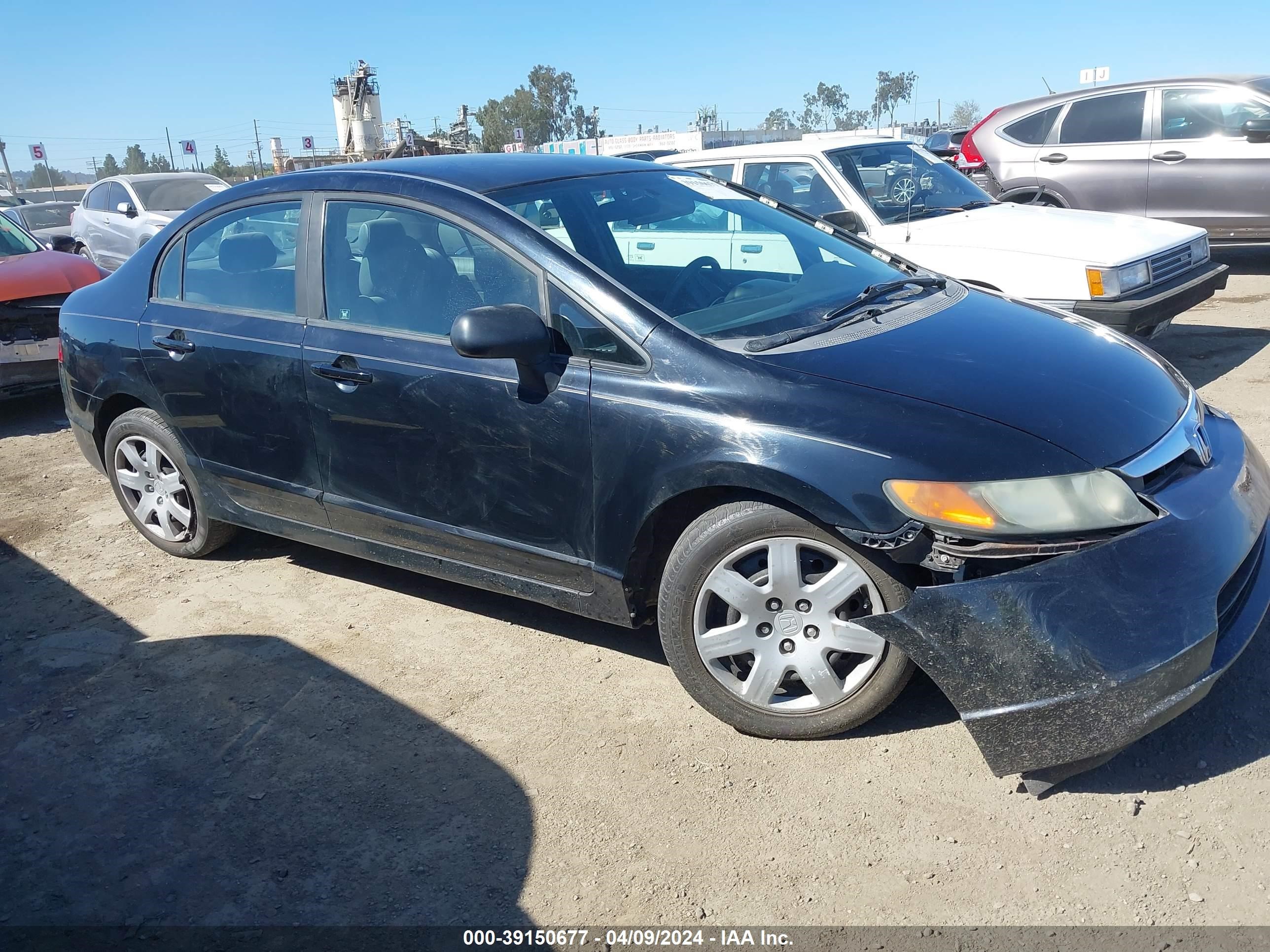 HONDA CIVIC 2008 1hgfa16598l058233