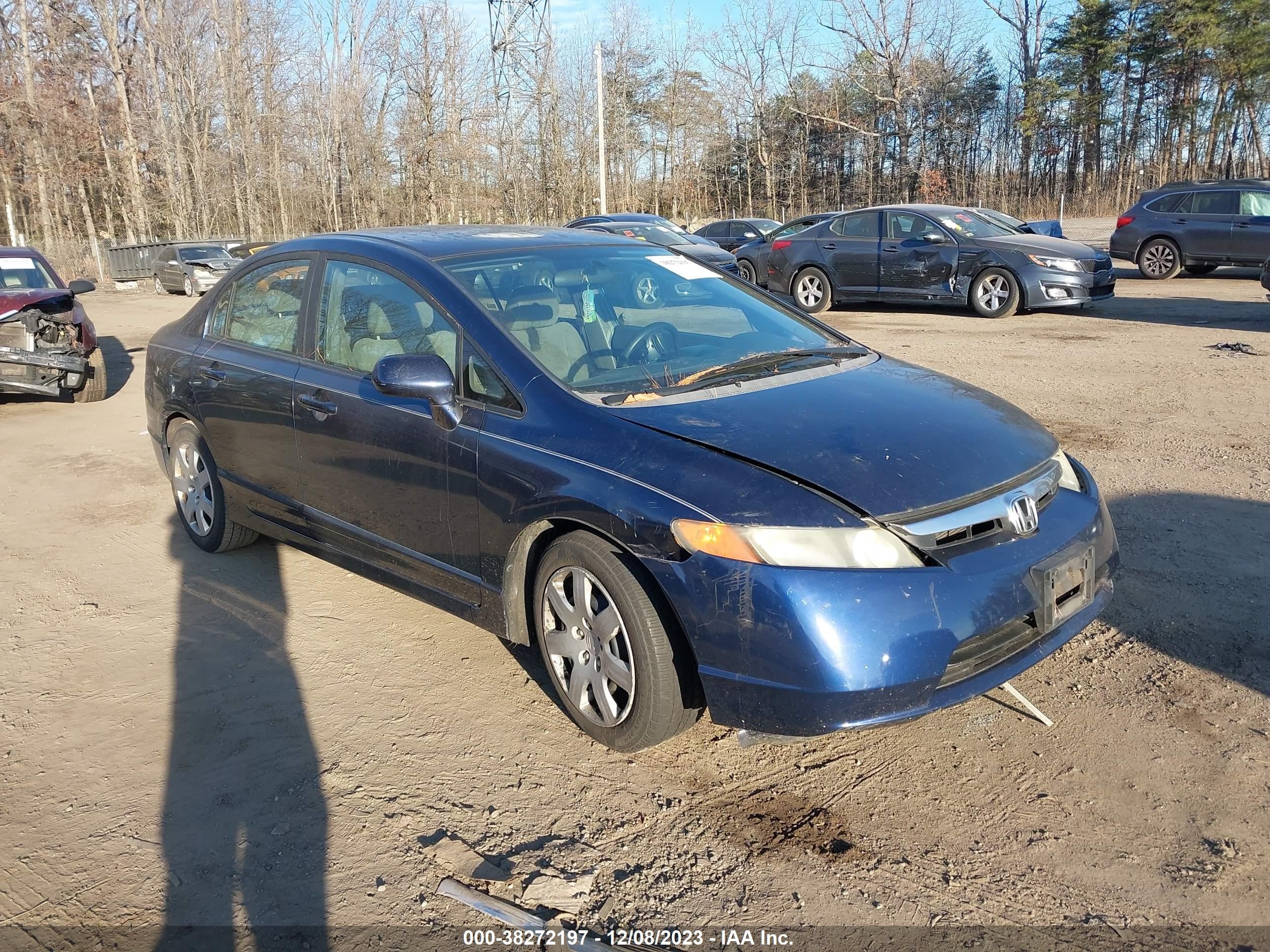 HONDA CIVIC 2008 1hgfa16598l064551