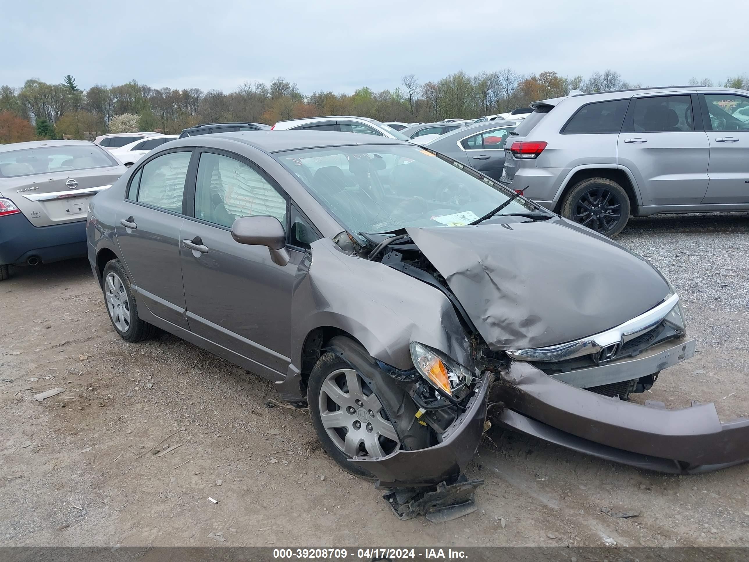 HONDA CIVIC 2009 1hgfa16599l005842