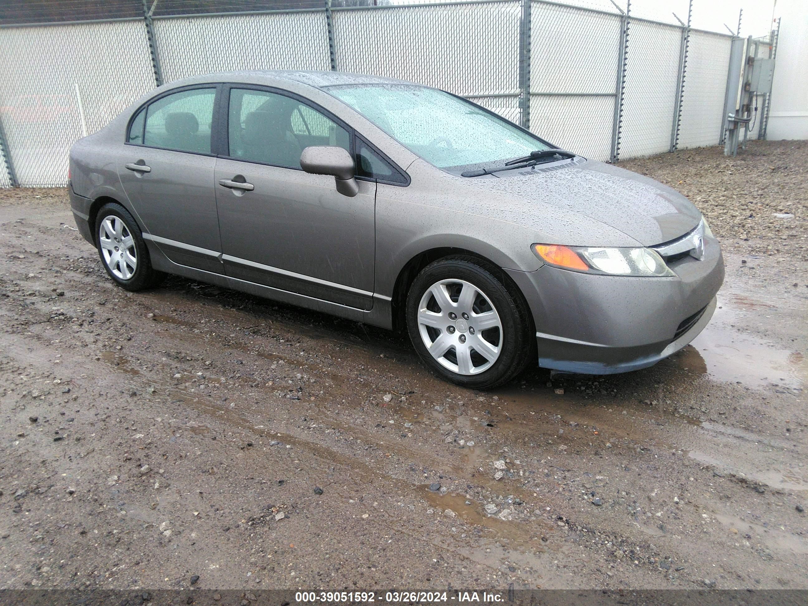 HONDA CIVIC 2007 1hgfa165x7l073578