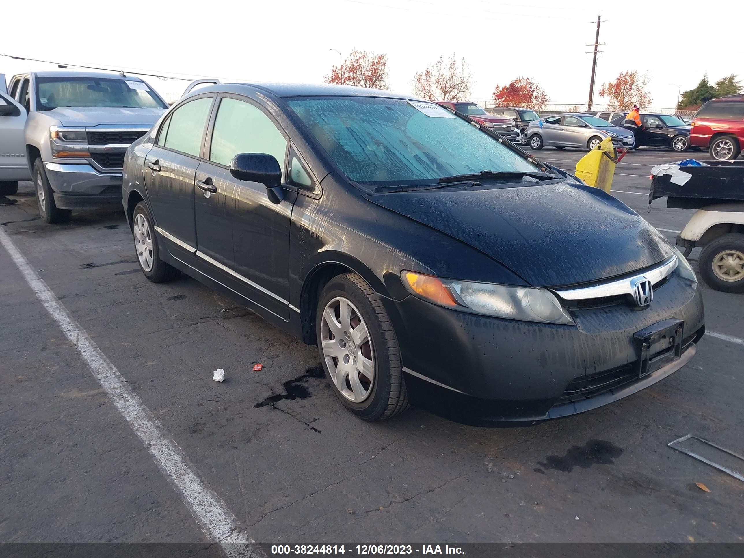 HONDA CIVIC 2008 1hgfa165x8l056457