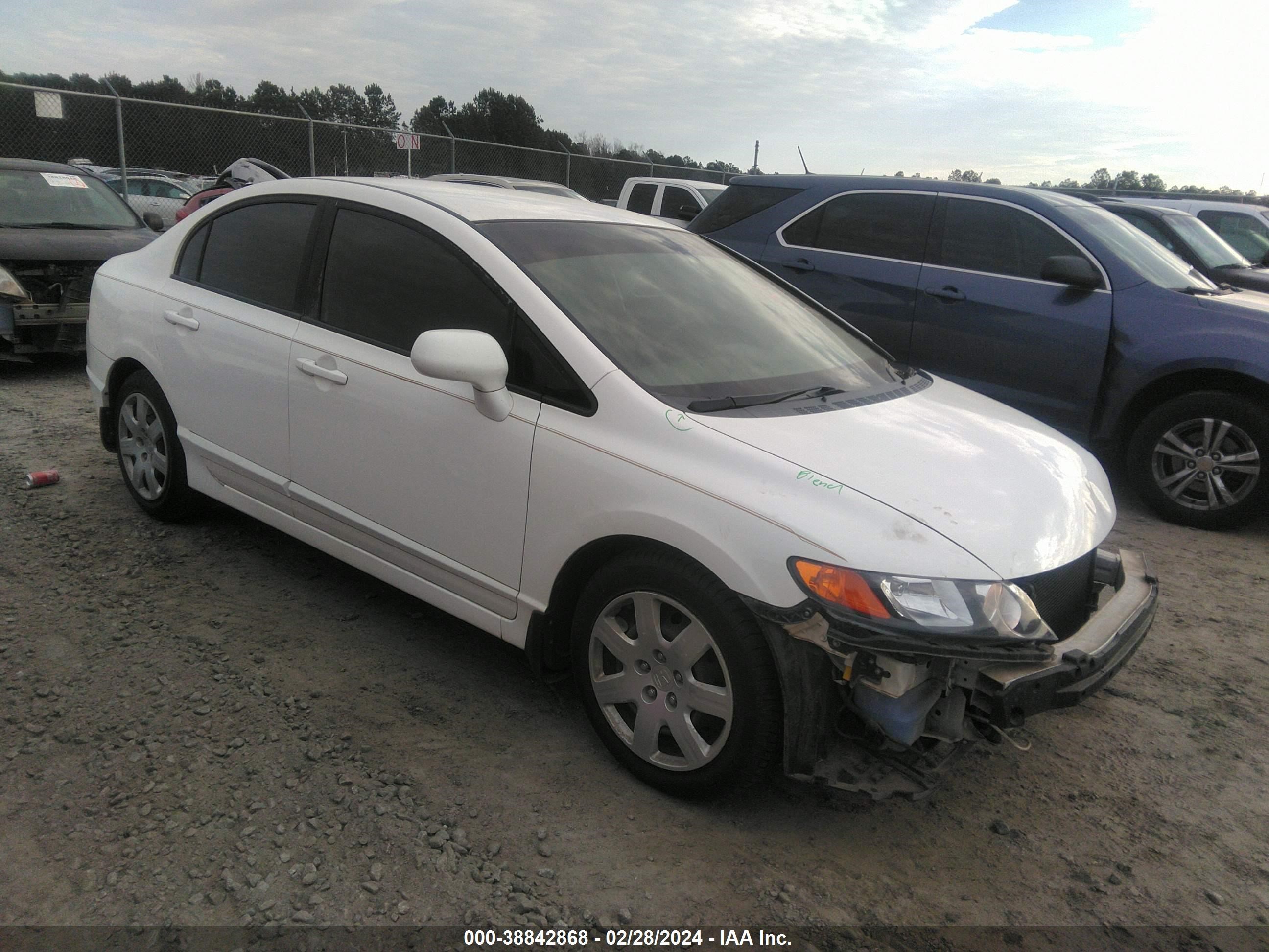 HONDA CIVIC 2008 1hgfa165x8l090902