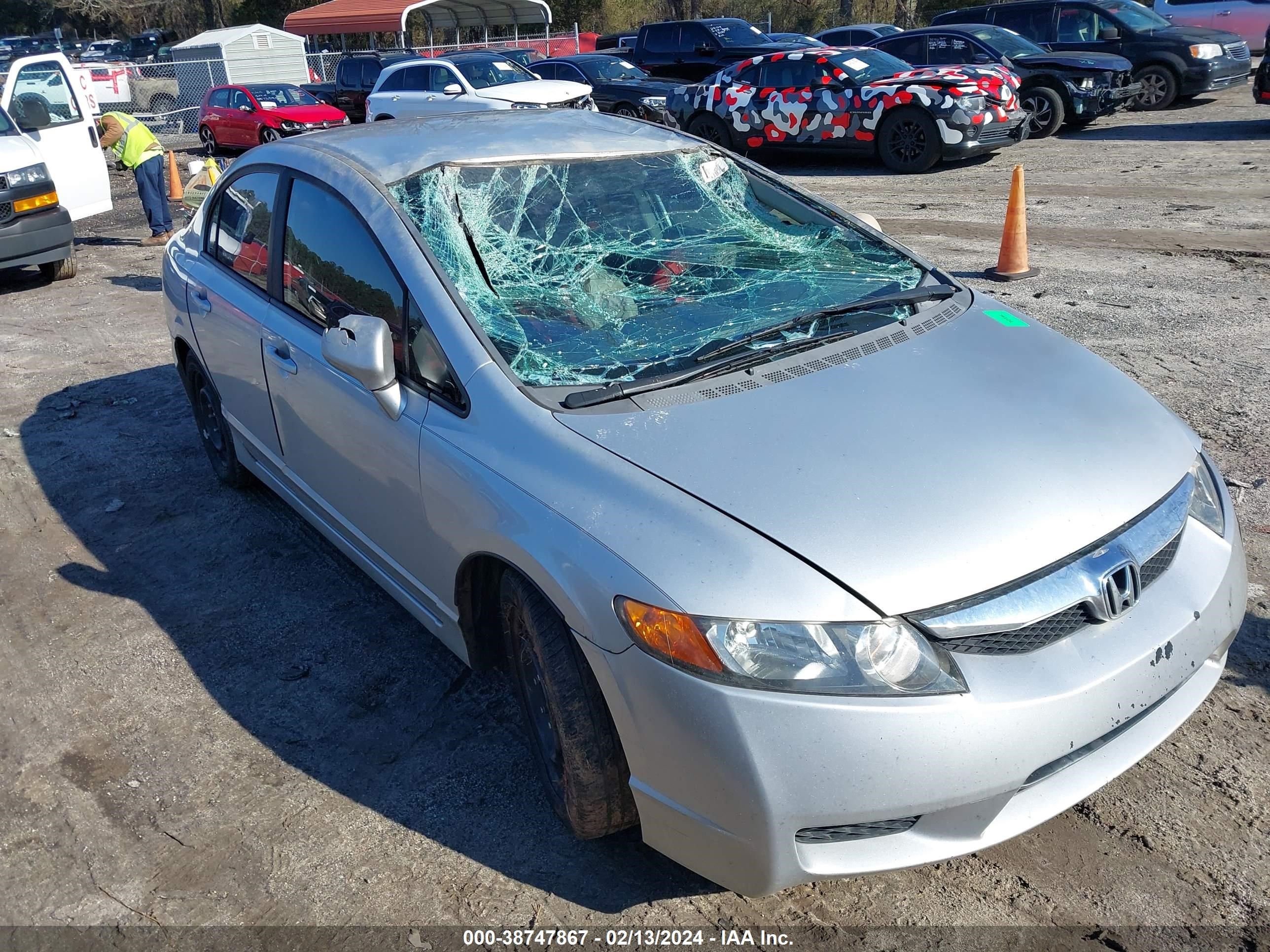 HONDA CIVIC 2009 1hgfa165x9l029437