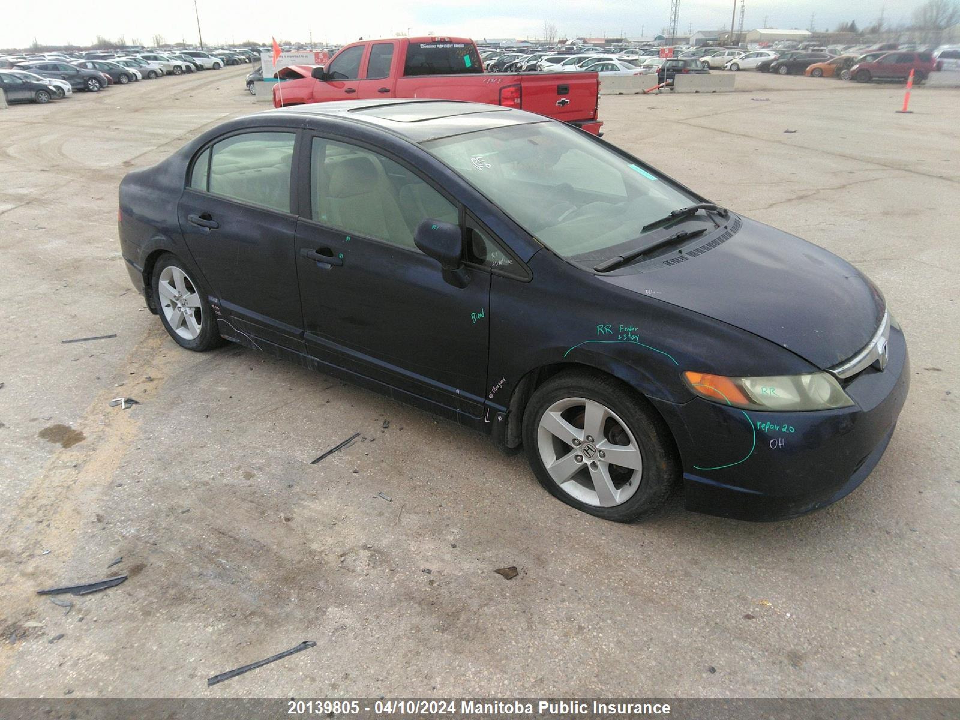 HONDA CIVIC 2006 1hgfa16806l805693