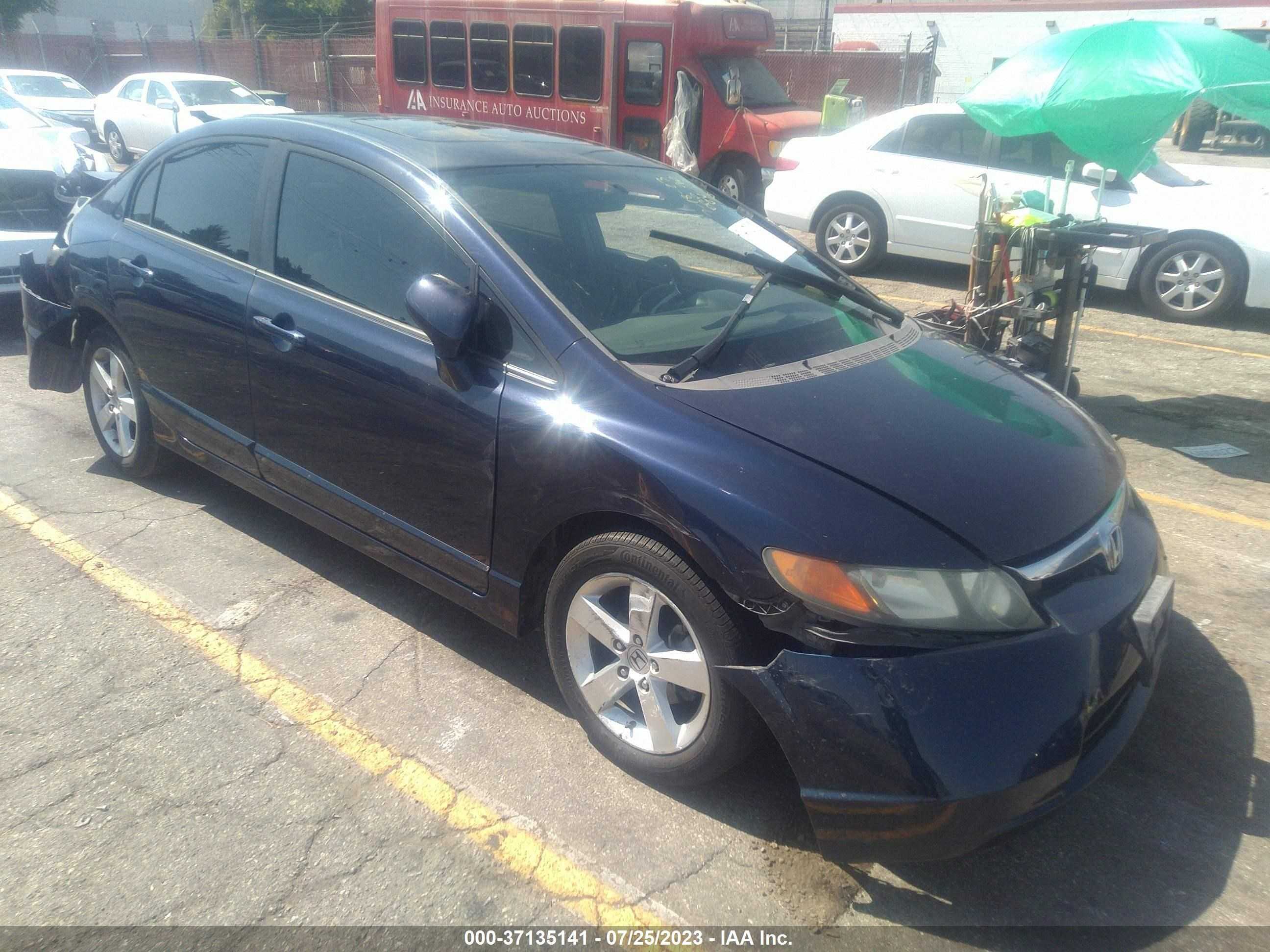 HONDA CIVIC 2007 1hgfa16807l090254