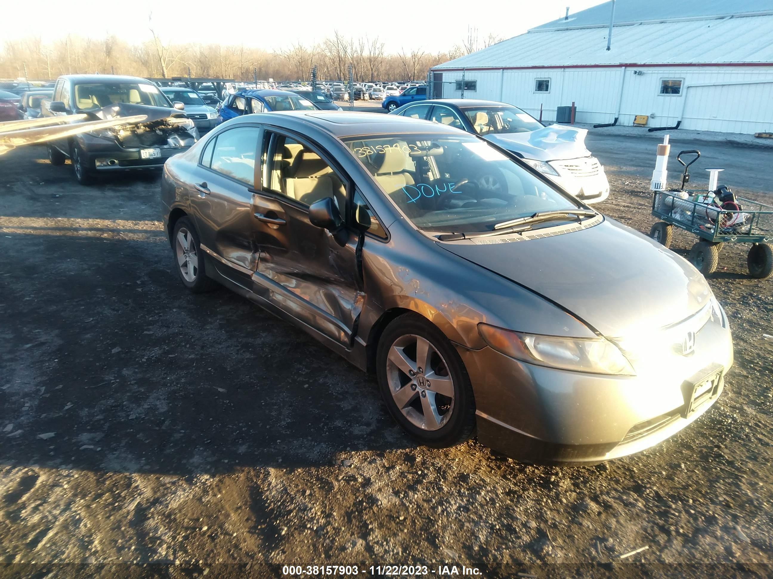 HONDA CIVIC 2007 1hgfa16807l096720