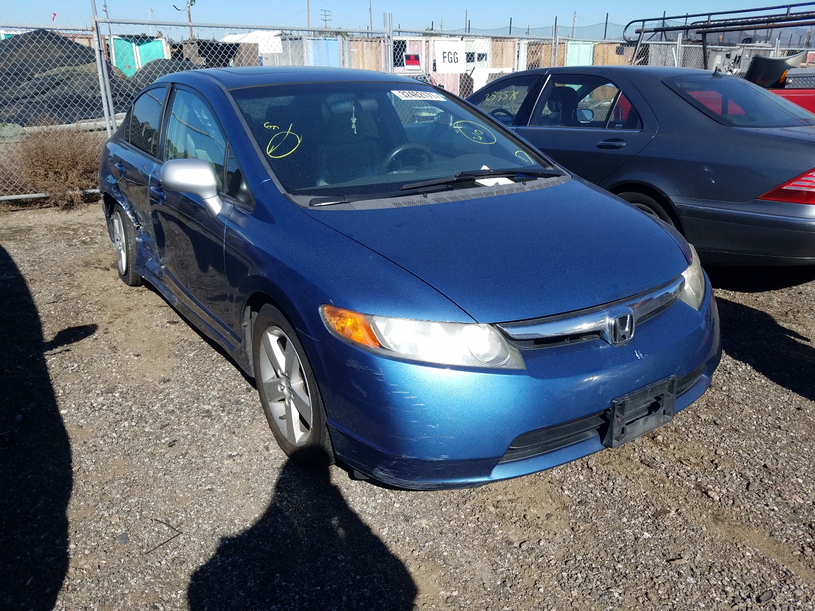 HONDA CIVIC EX 2007 1hgfa16817l100337