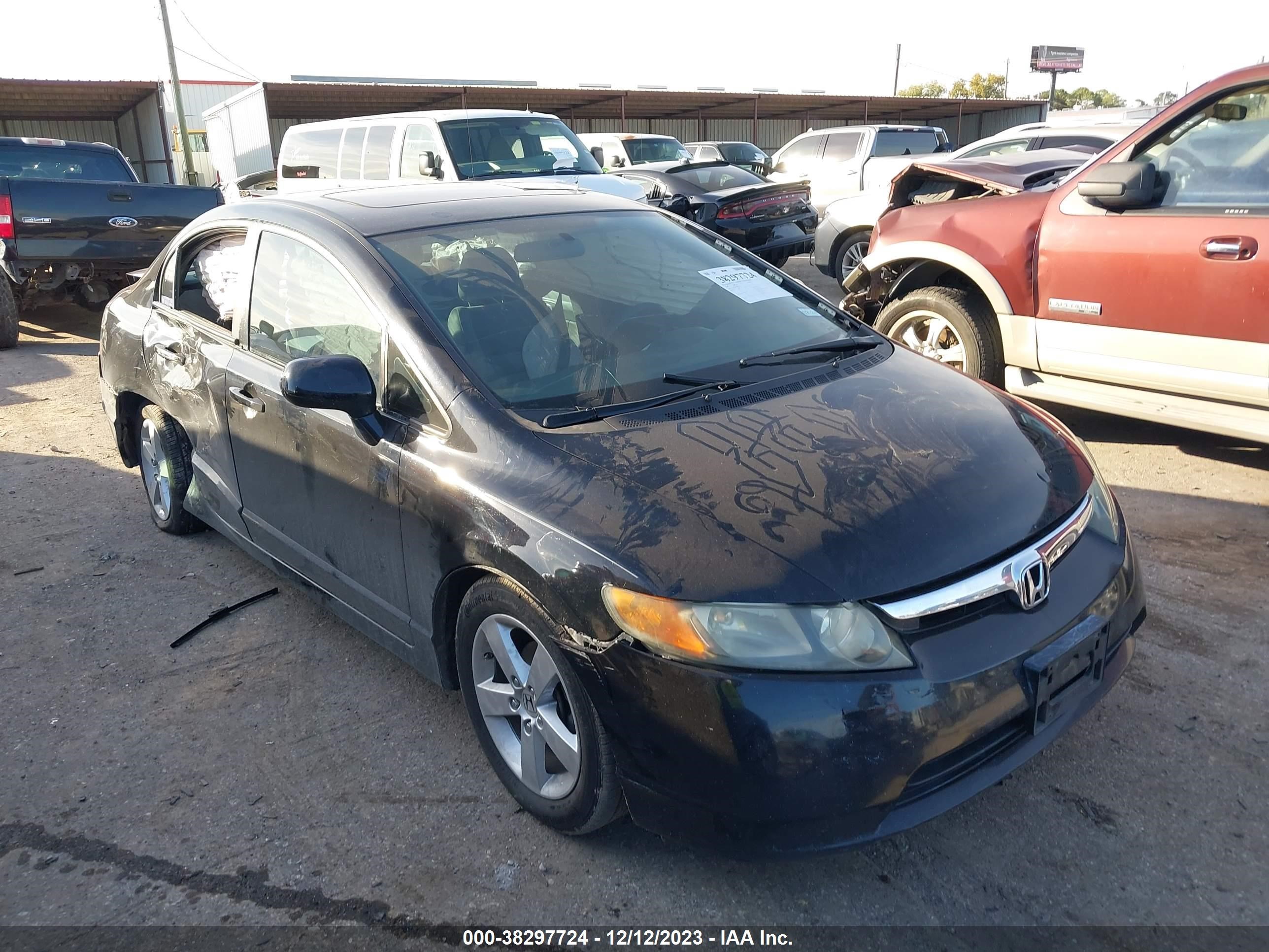 HONDA CIVIC 2008 1hgfa16818l057376