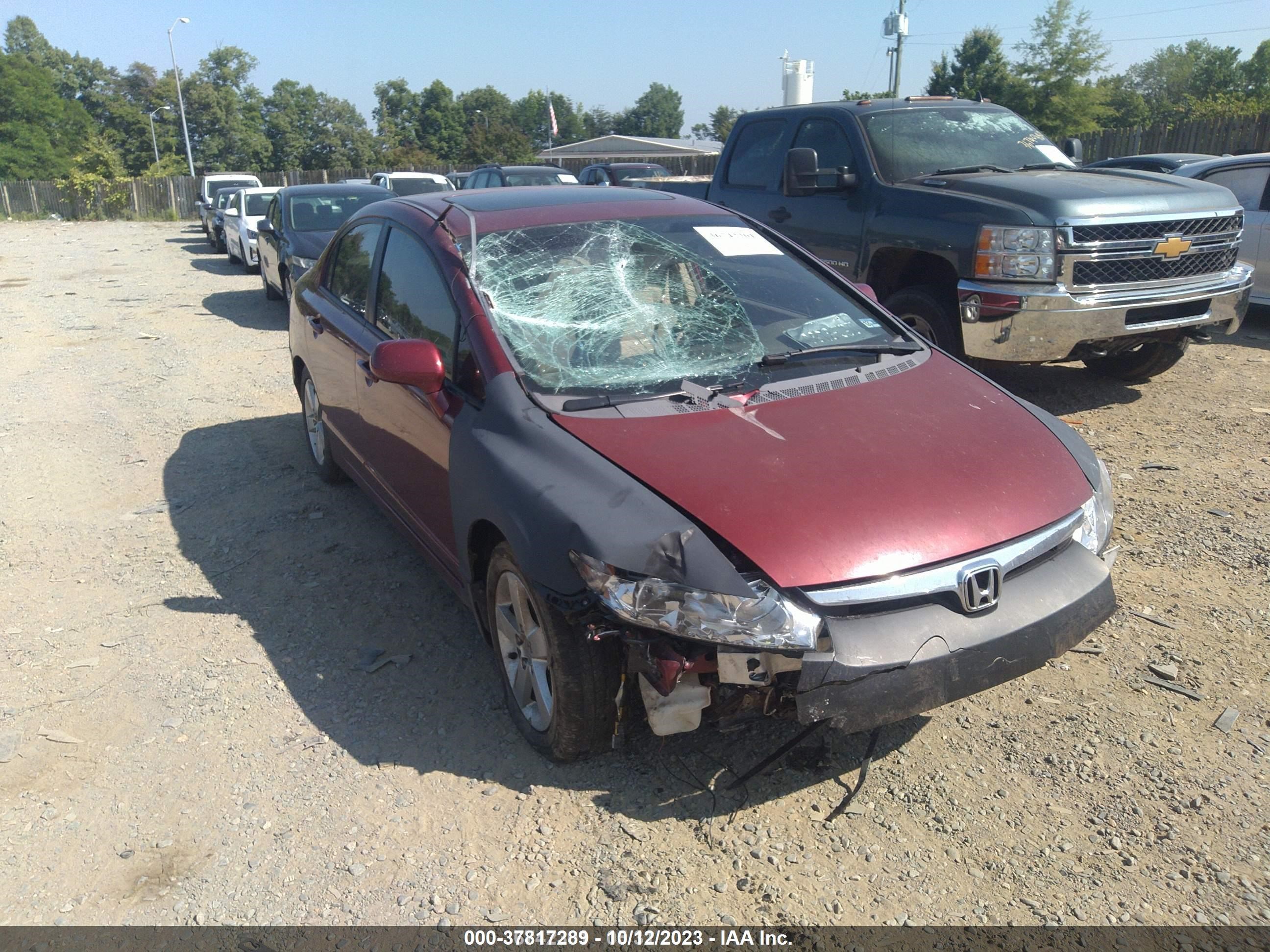 HONDA CIVIC 2007 1hgfa16827l103490