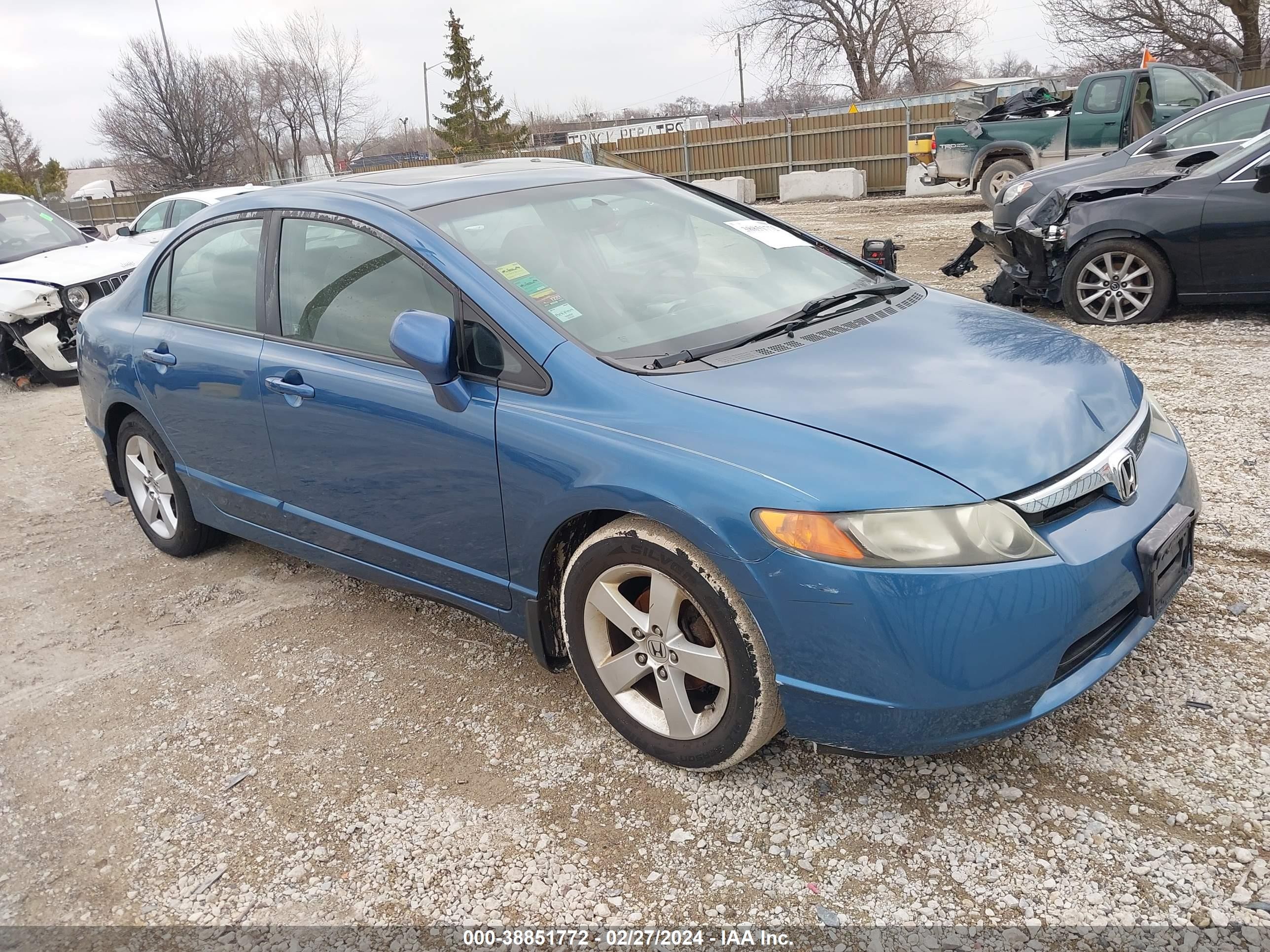 HONDA CIVIC 2008 1hgfa16828l071156