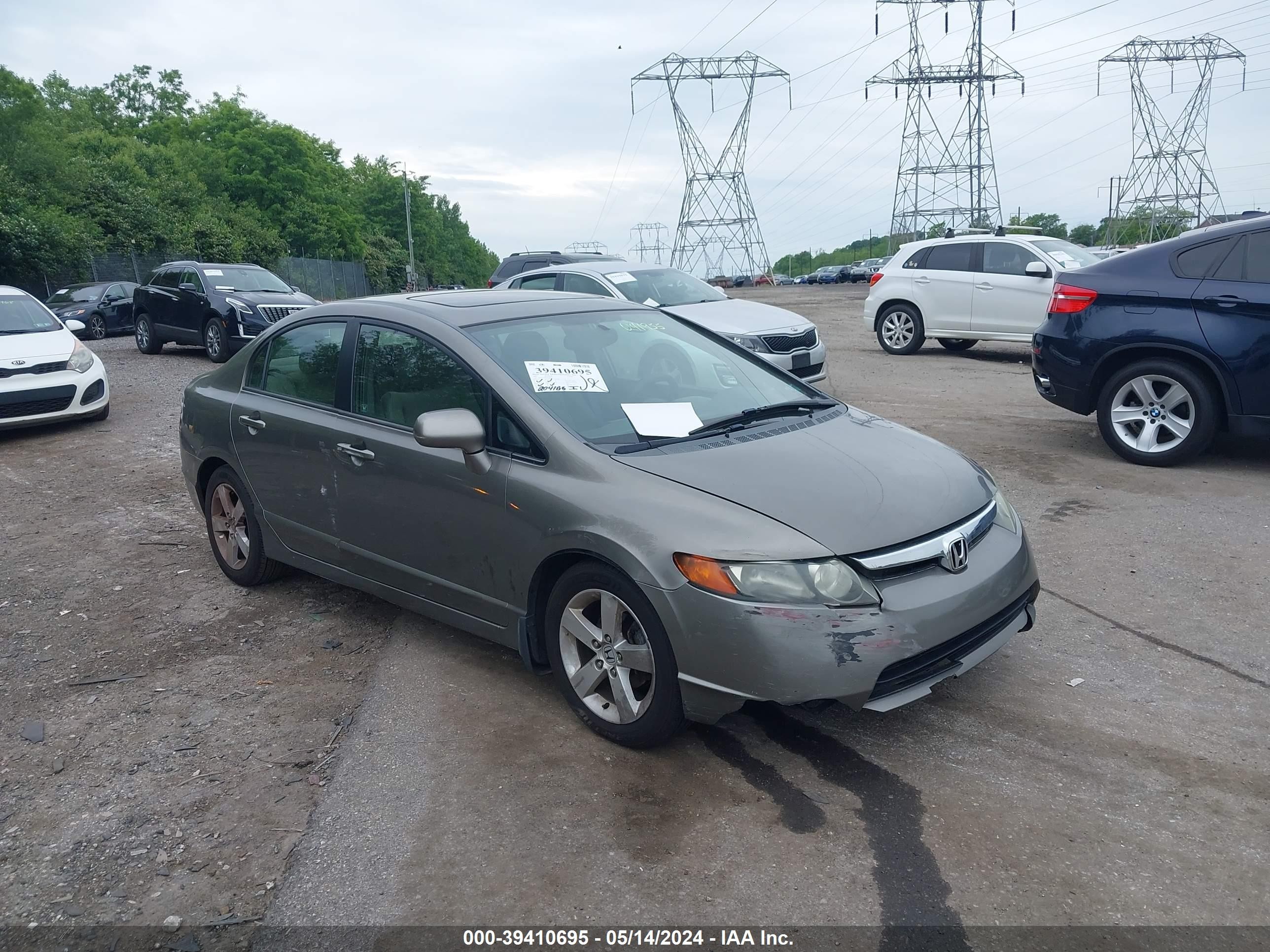 HONDA CIVIC 2007 1hgfa16857l041955