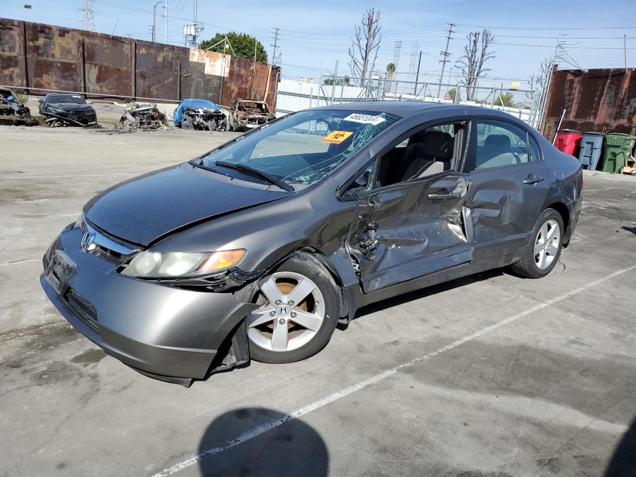 HONDA CIVIC 2007 1hgfa16857l056536