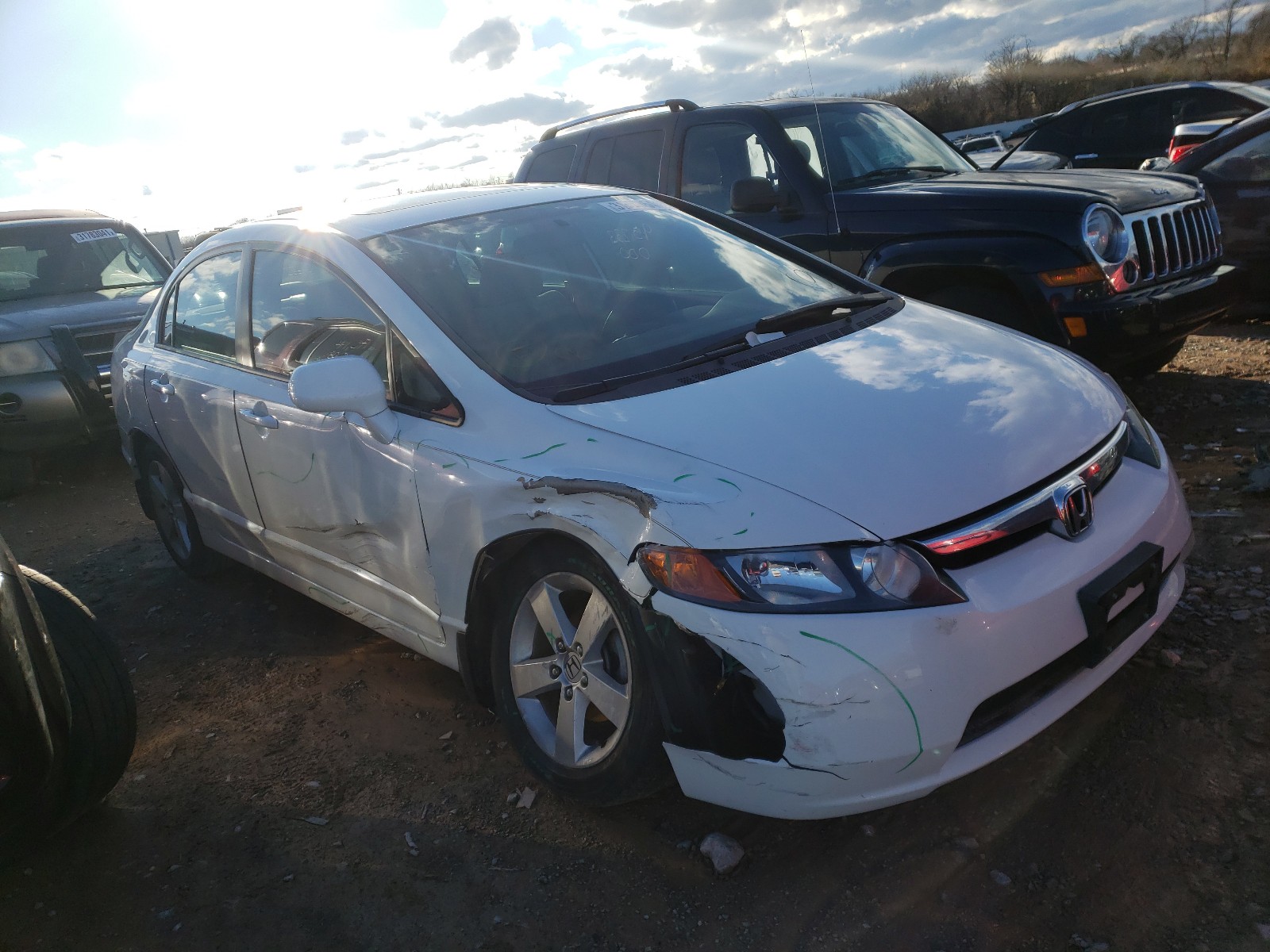 HONDA CIVIC EX 2007 1hgfa16887l056756