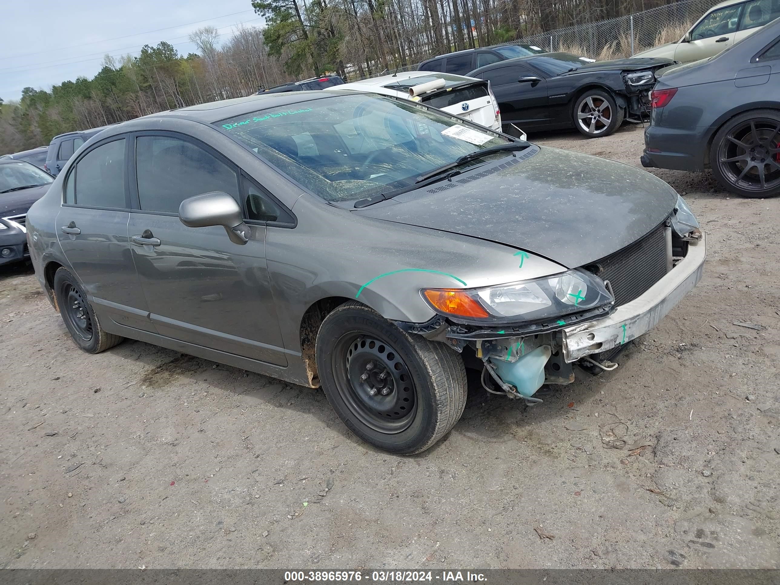 HONDA CIVIC 2007 1hgfa16887l060595