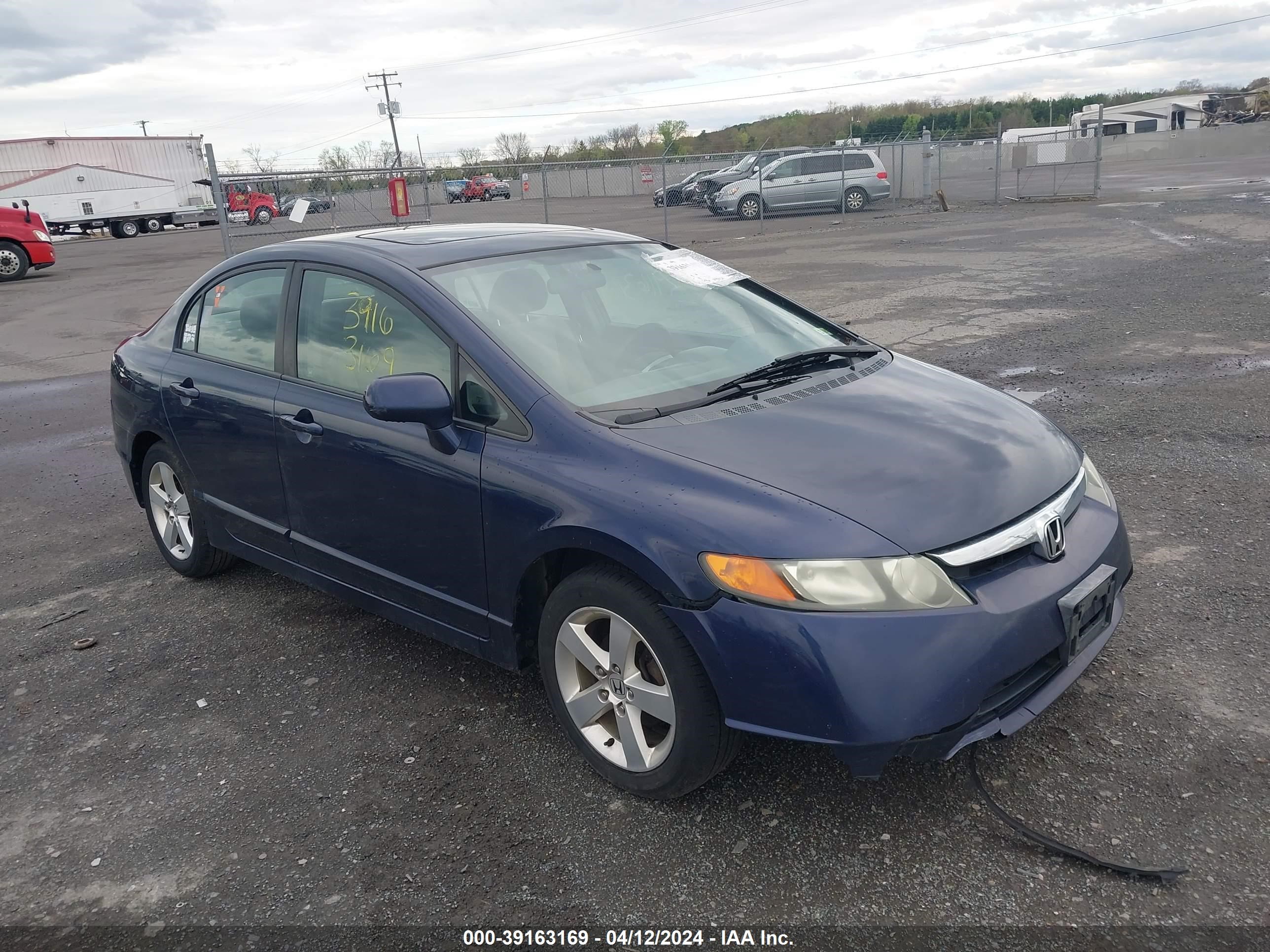 HONDA CIVIC 2007 1hgfa16887l074853