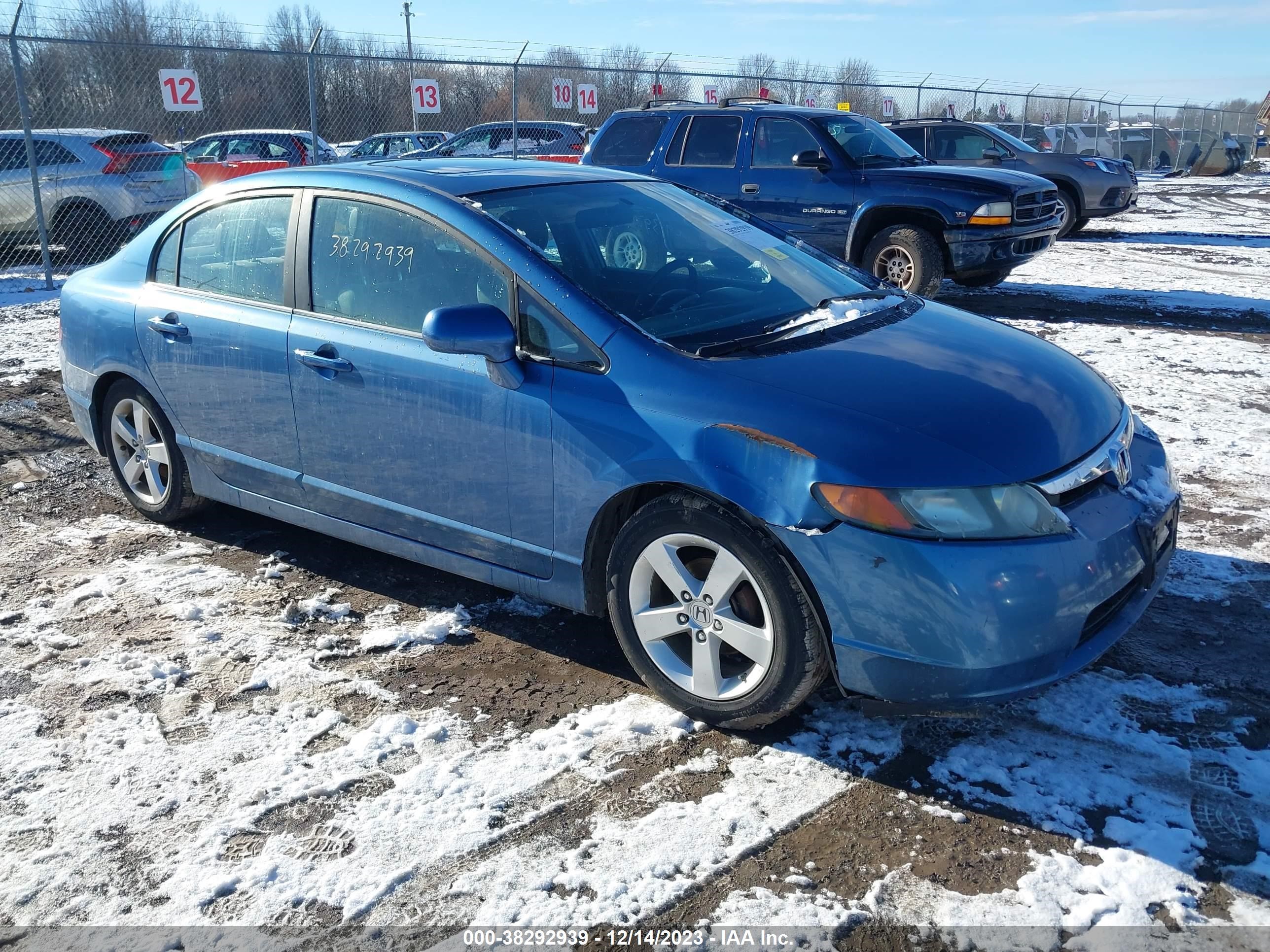 HONDA CIVIC 2008 1hgfa16898l071154