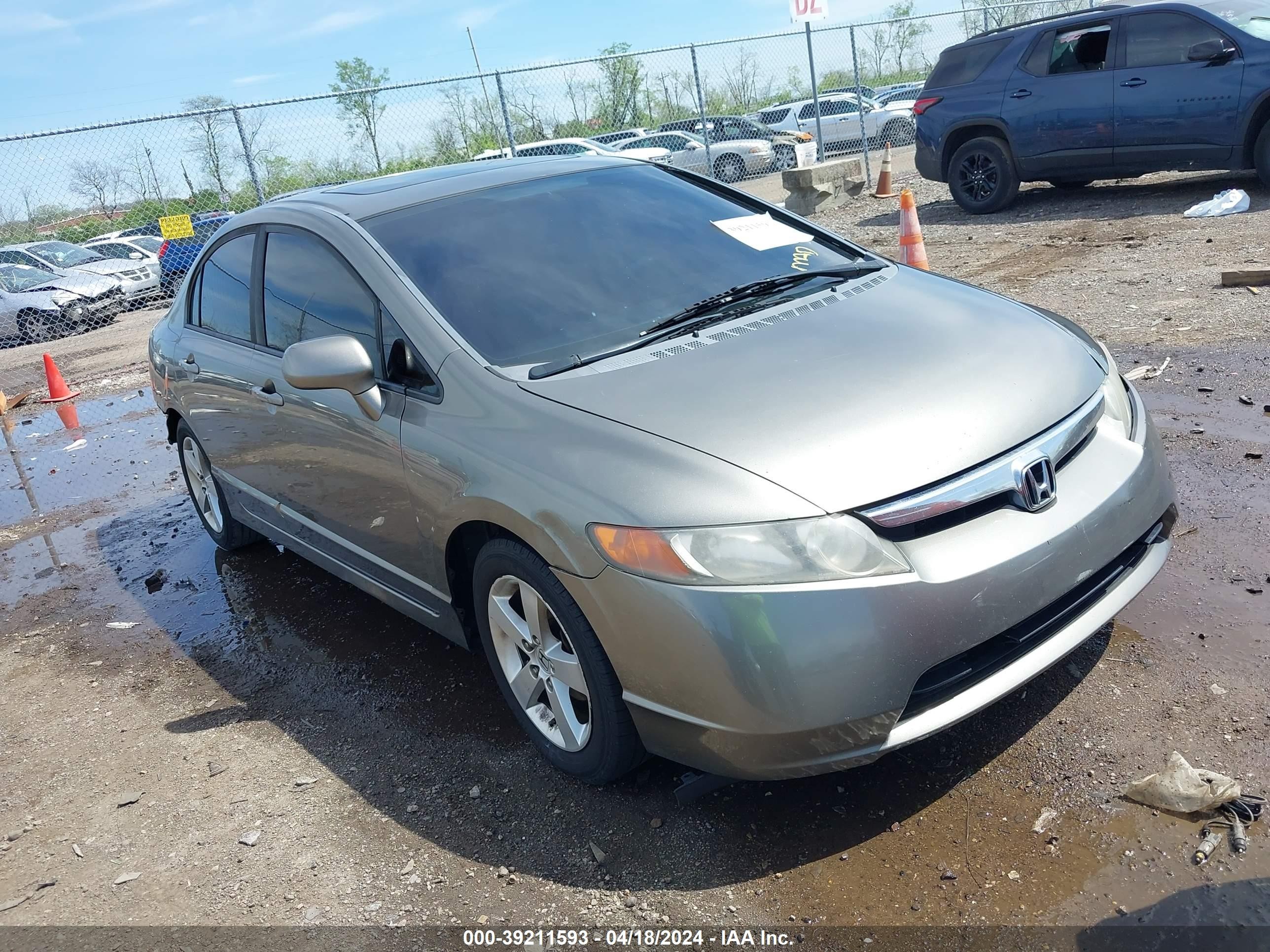 HONDA CIVIC 2008 1hgfa168x8l026420