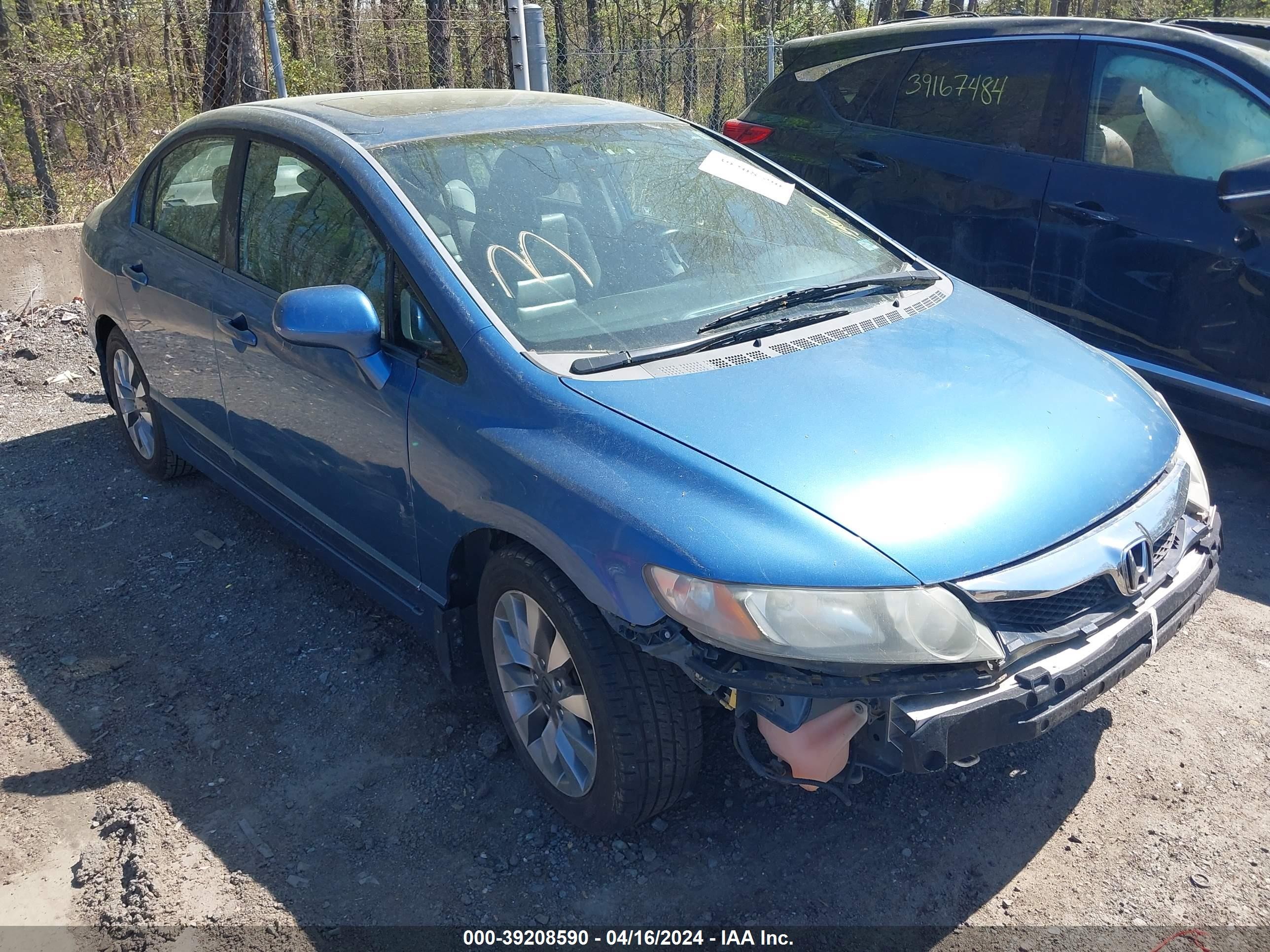 HONDA CIVIC 2009 1hgfa16939l029721