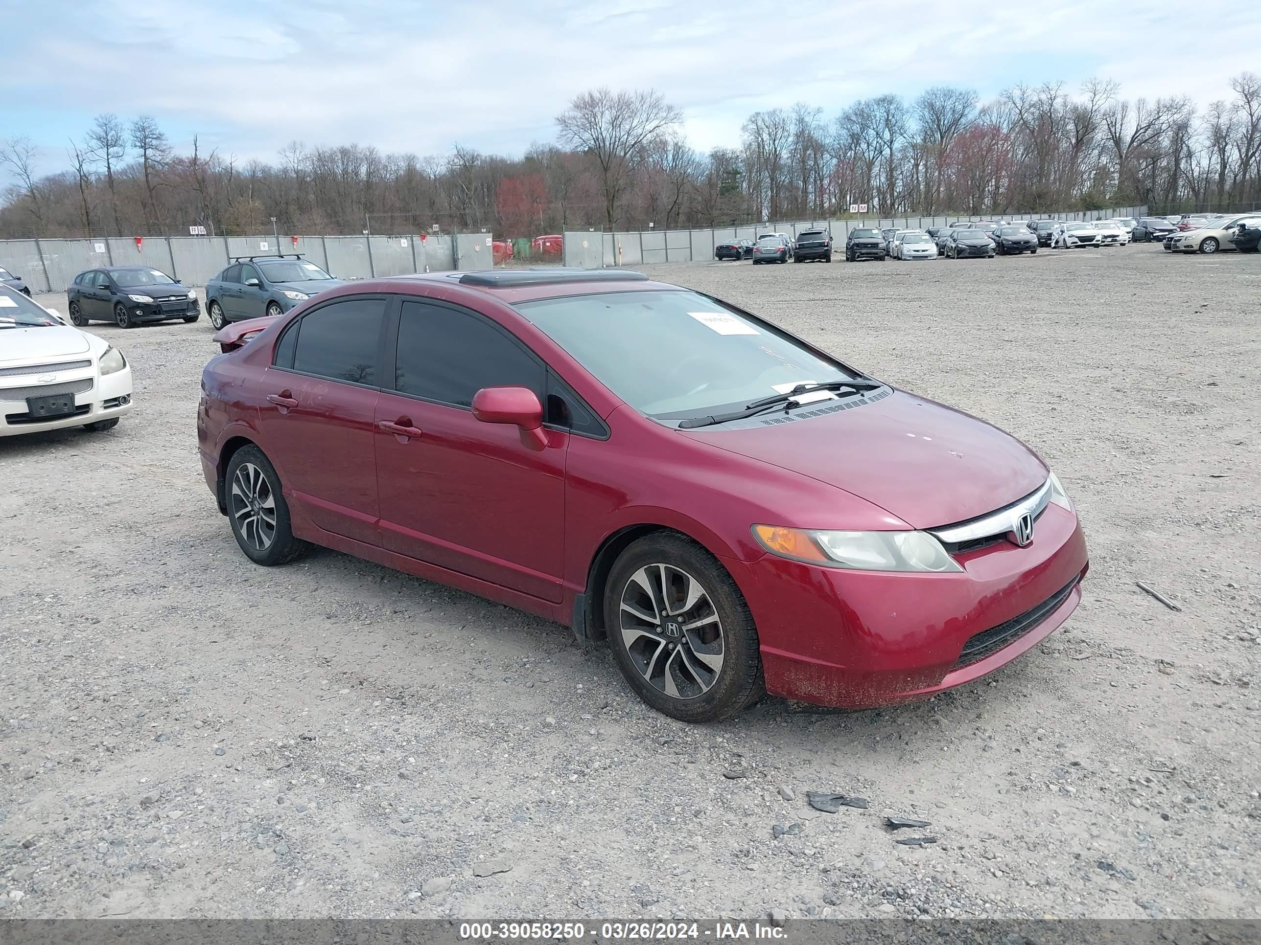 HONDA CIVIC 2008 1hgfa16958l091605