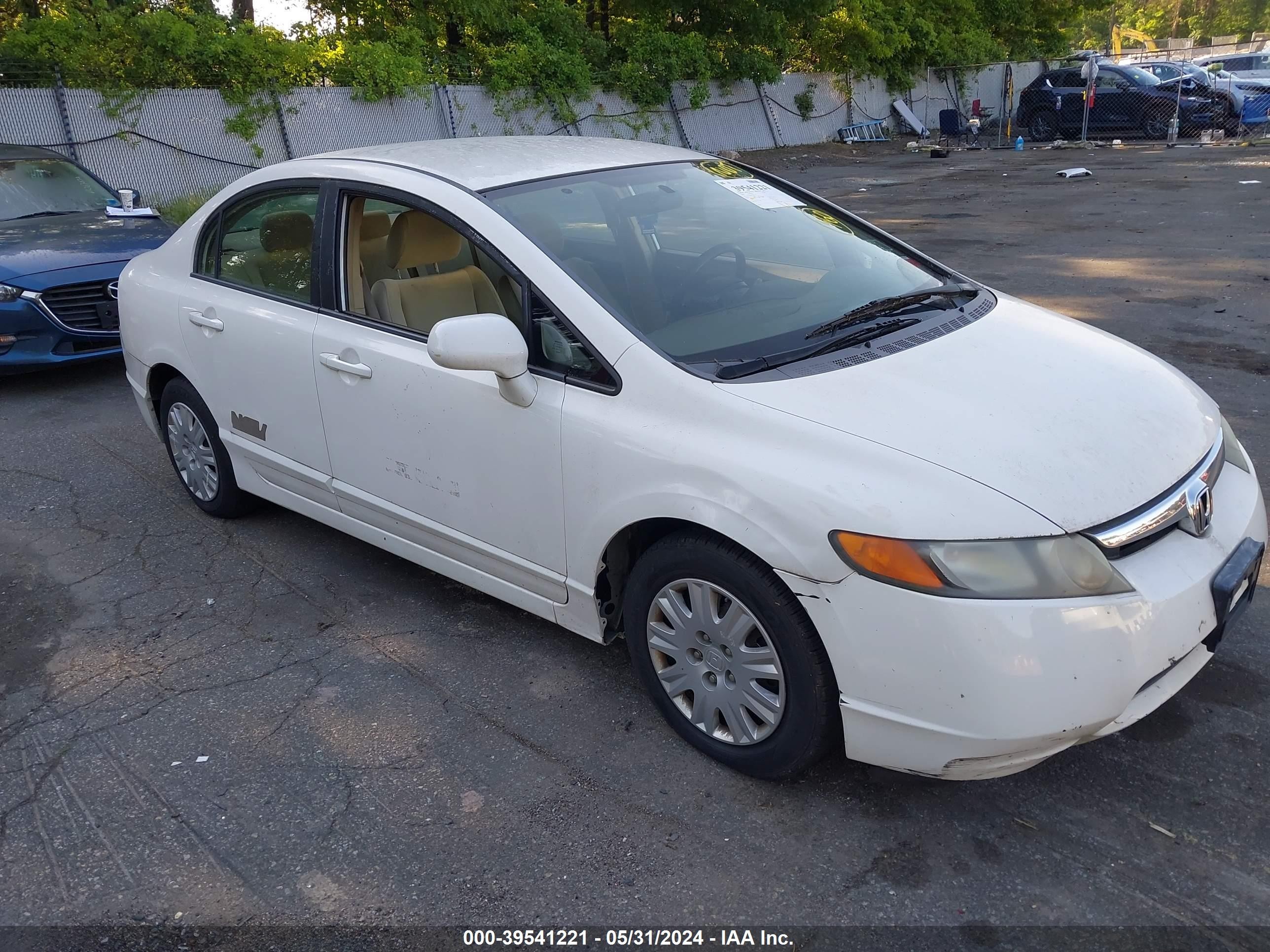 HONDA CIVIC 2008 1hgfa46598l000396