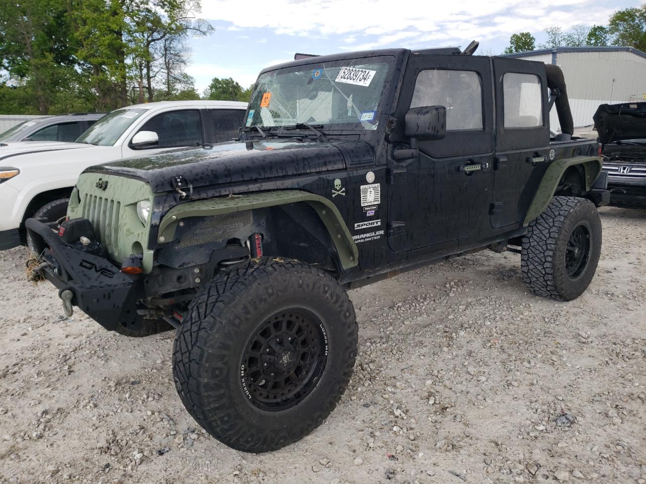 JEEP WRANGLER 2010 1j4ba3h10al105300