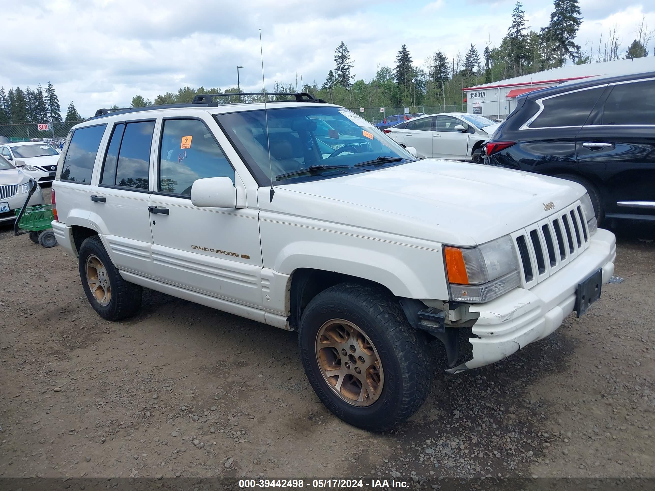 JEEP GRAND CHEROKEE 1996 1j4ez78s6tc135393