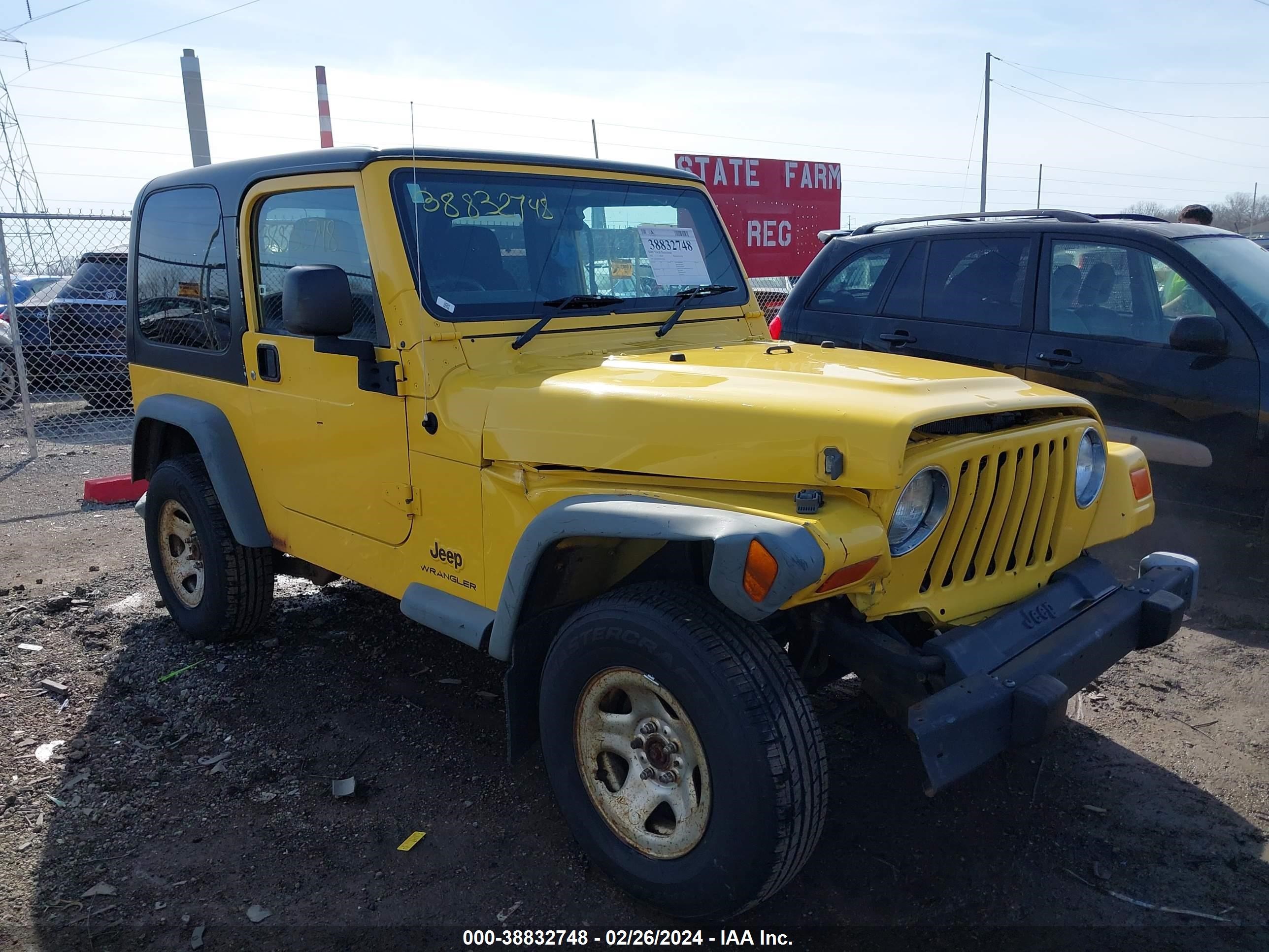 JEEP WRANGLER 2005 1j4f449s05p382369